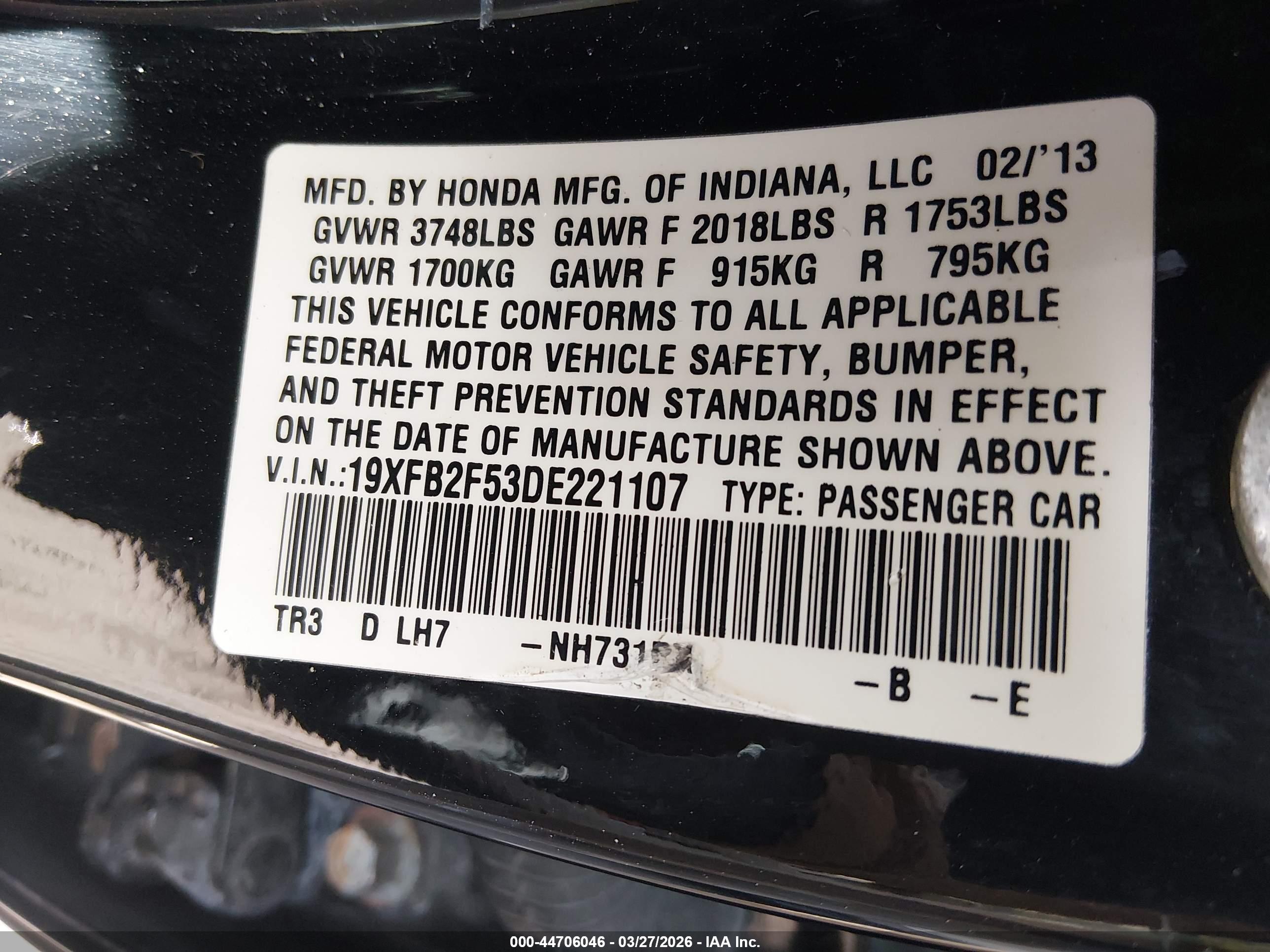 HONDA CIVIC image 9