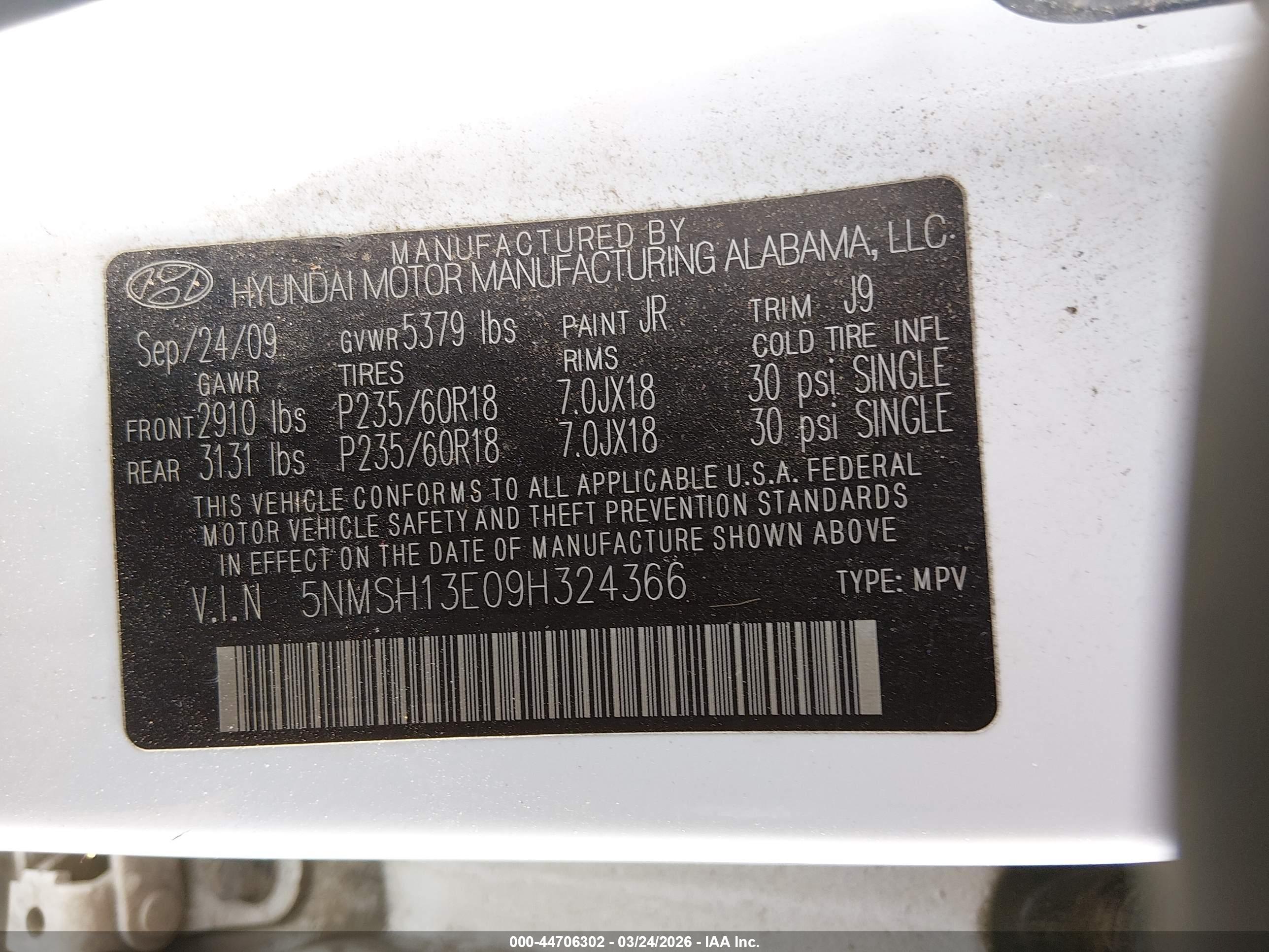 HYUNDAI SANTA image 9