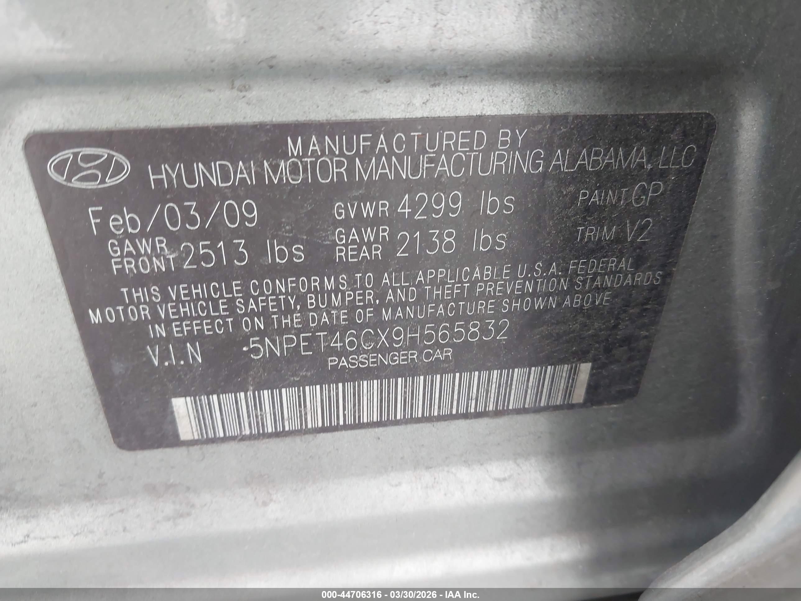 HYUNDAI SONATA image 9
