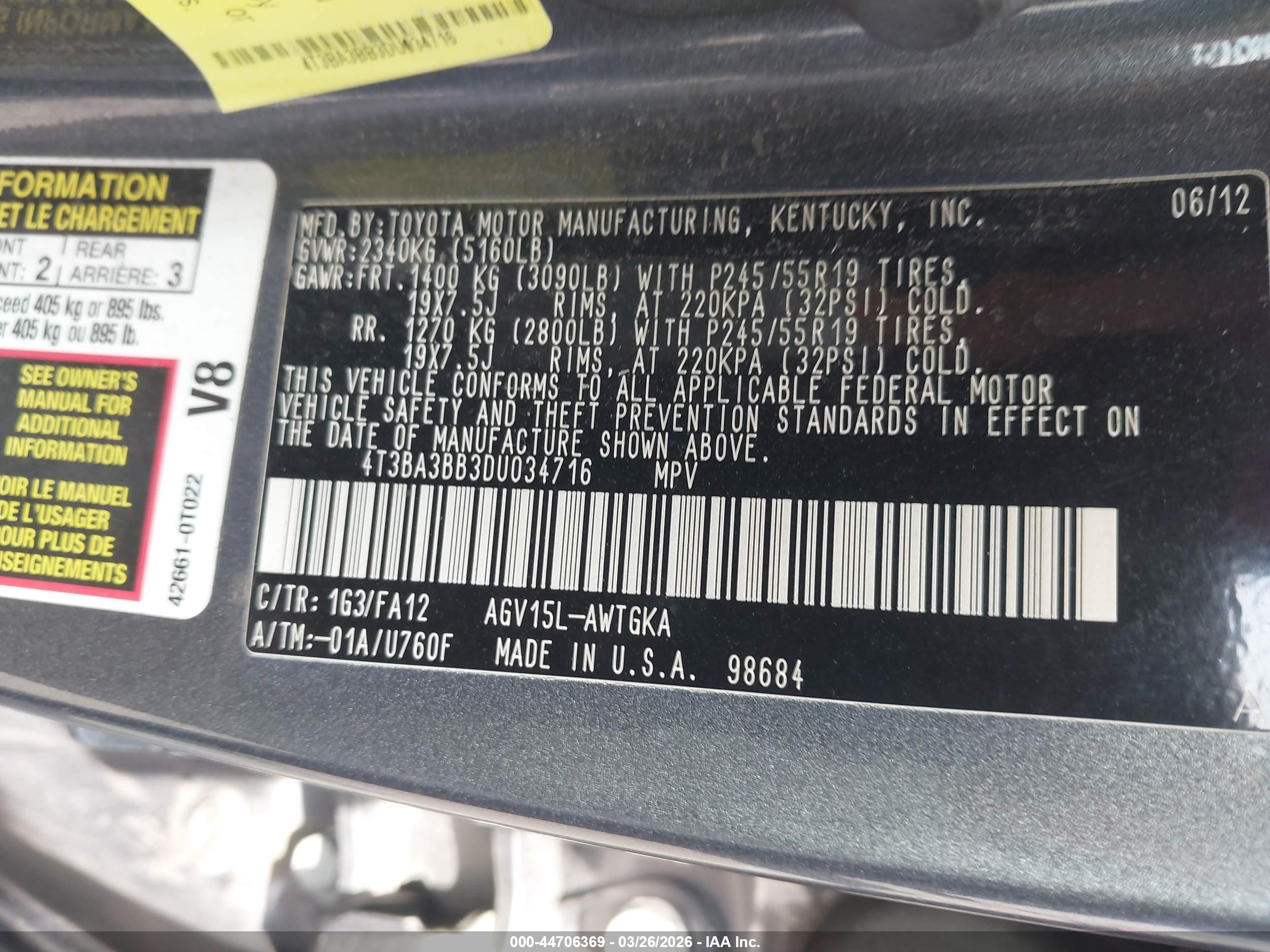 TOYOTA VENZA image 9