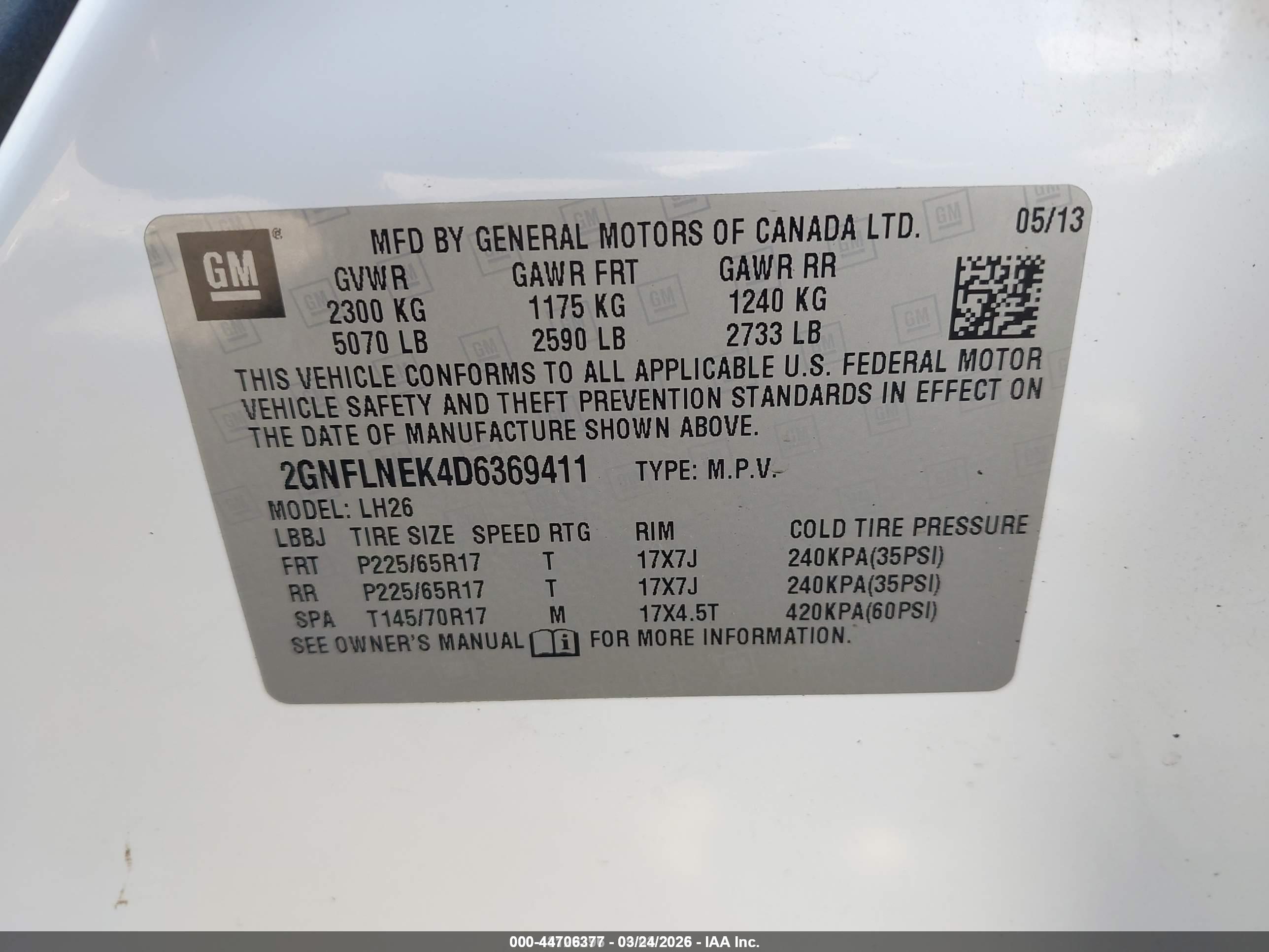 CHEVROLET EQUINOX image 9
