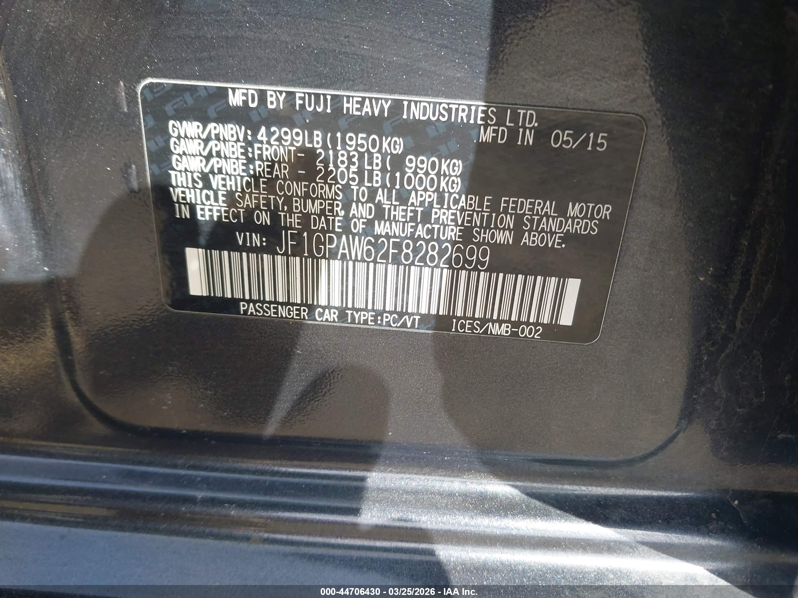 SUBARU IMPREZA image 9