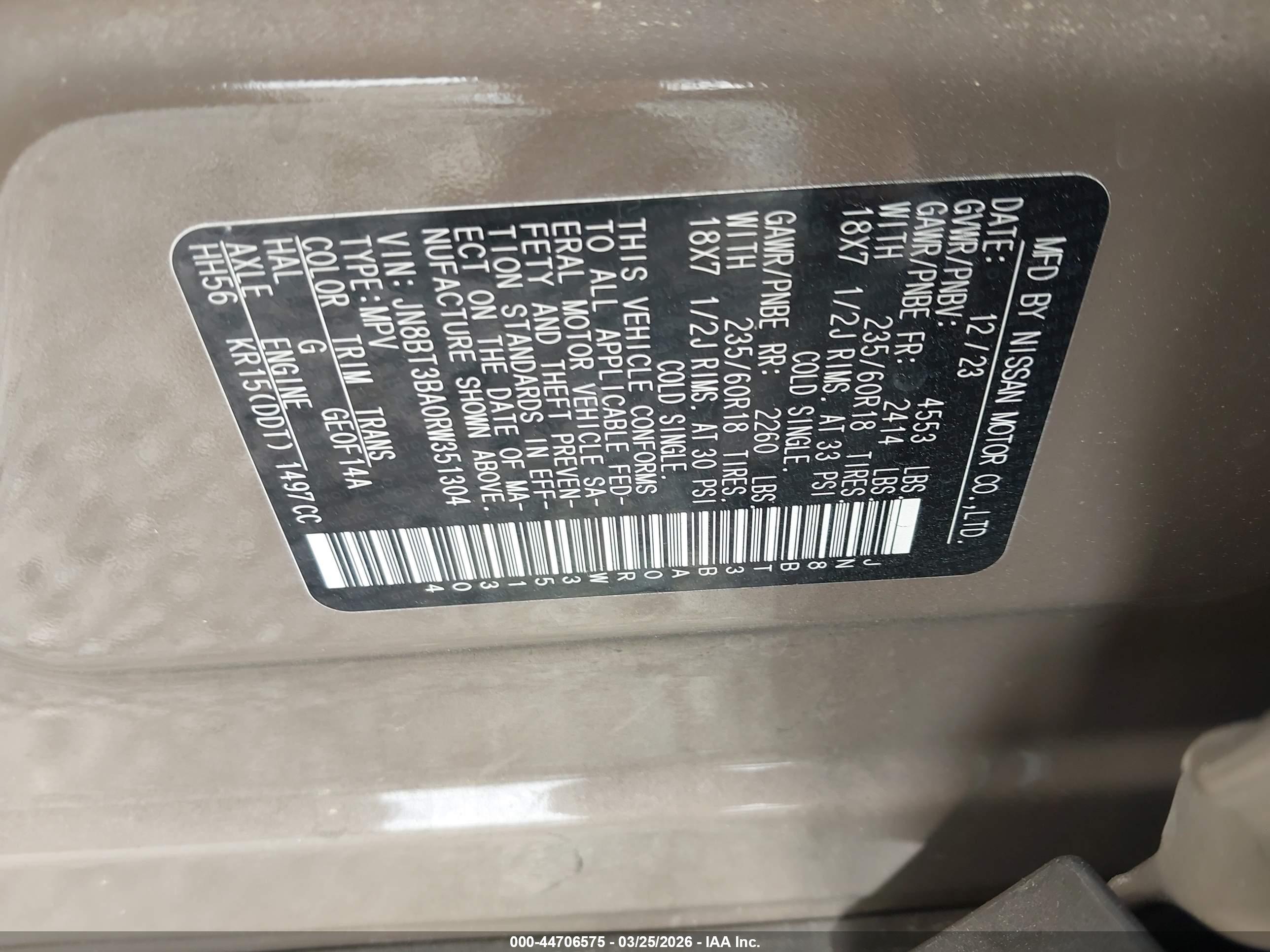 NISSAN ROGUE image 9
