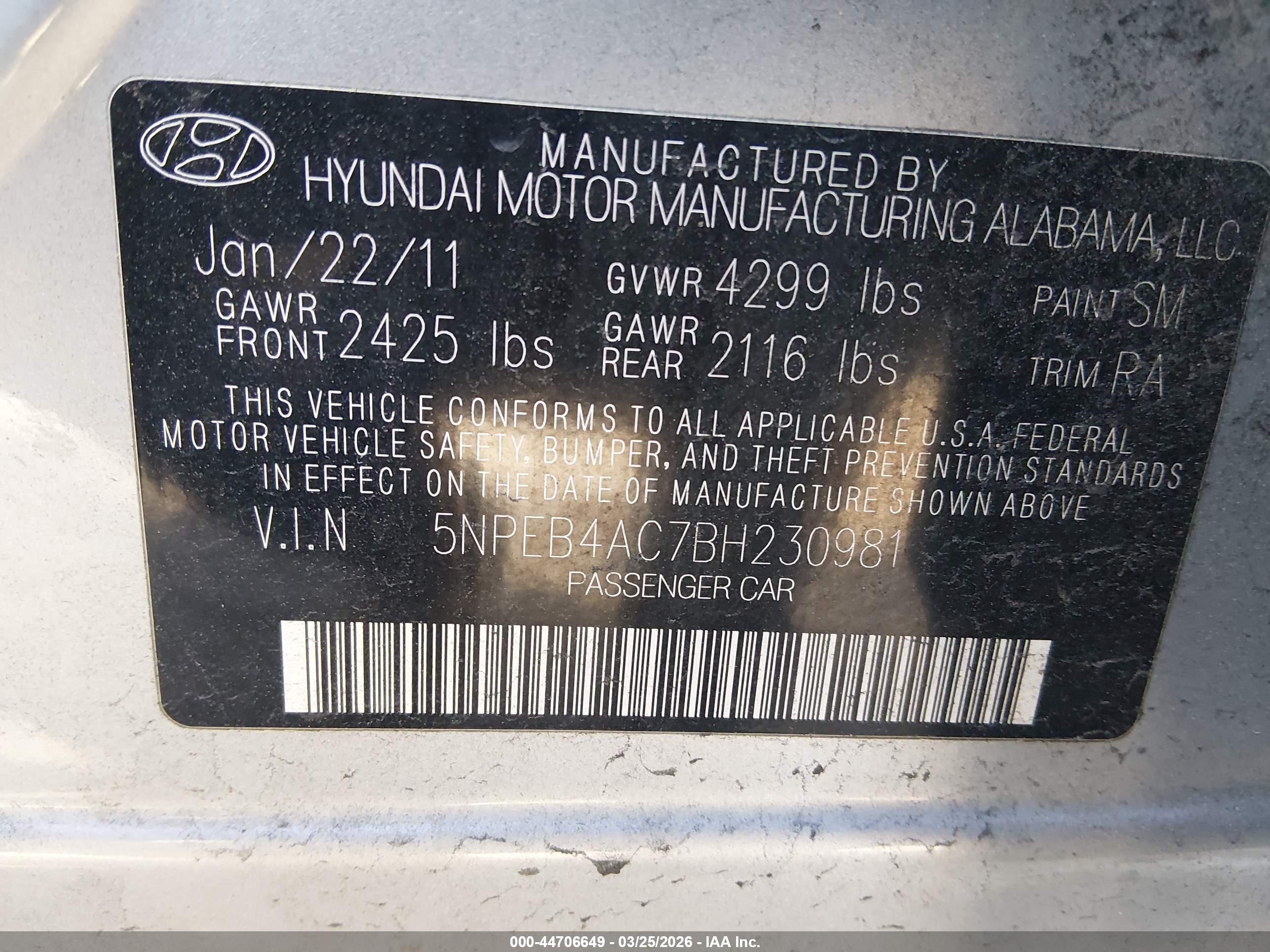 HYUNDAI SONATA image 9