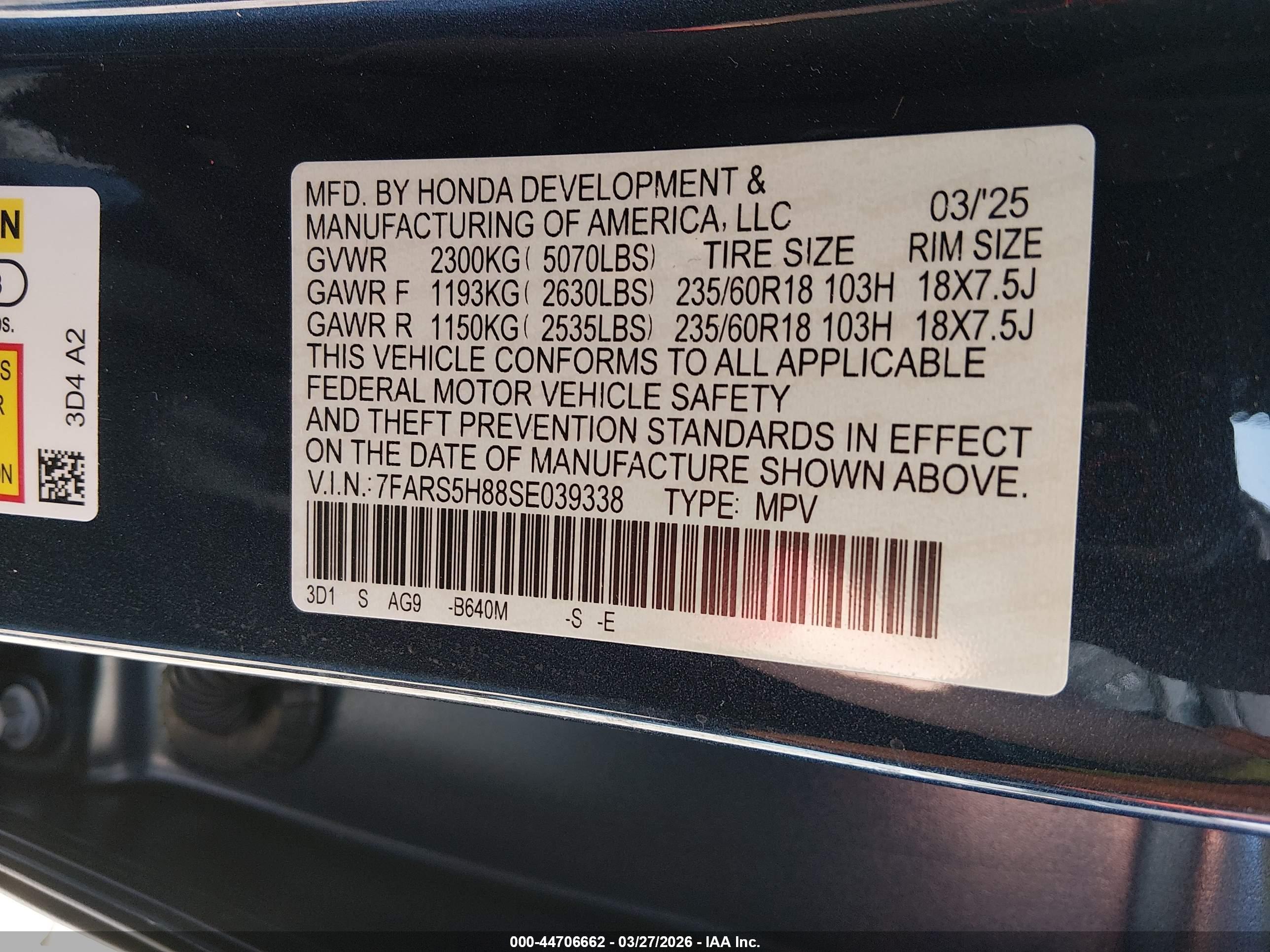 HONDA CR-V image 9