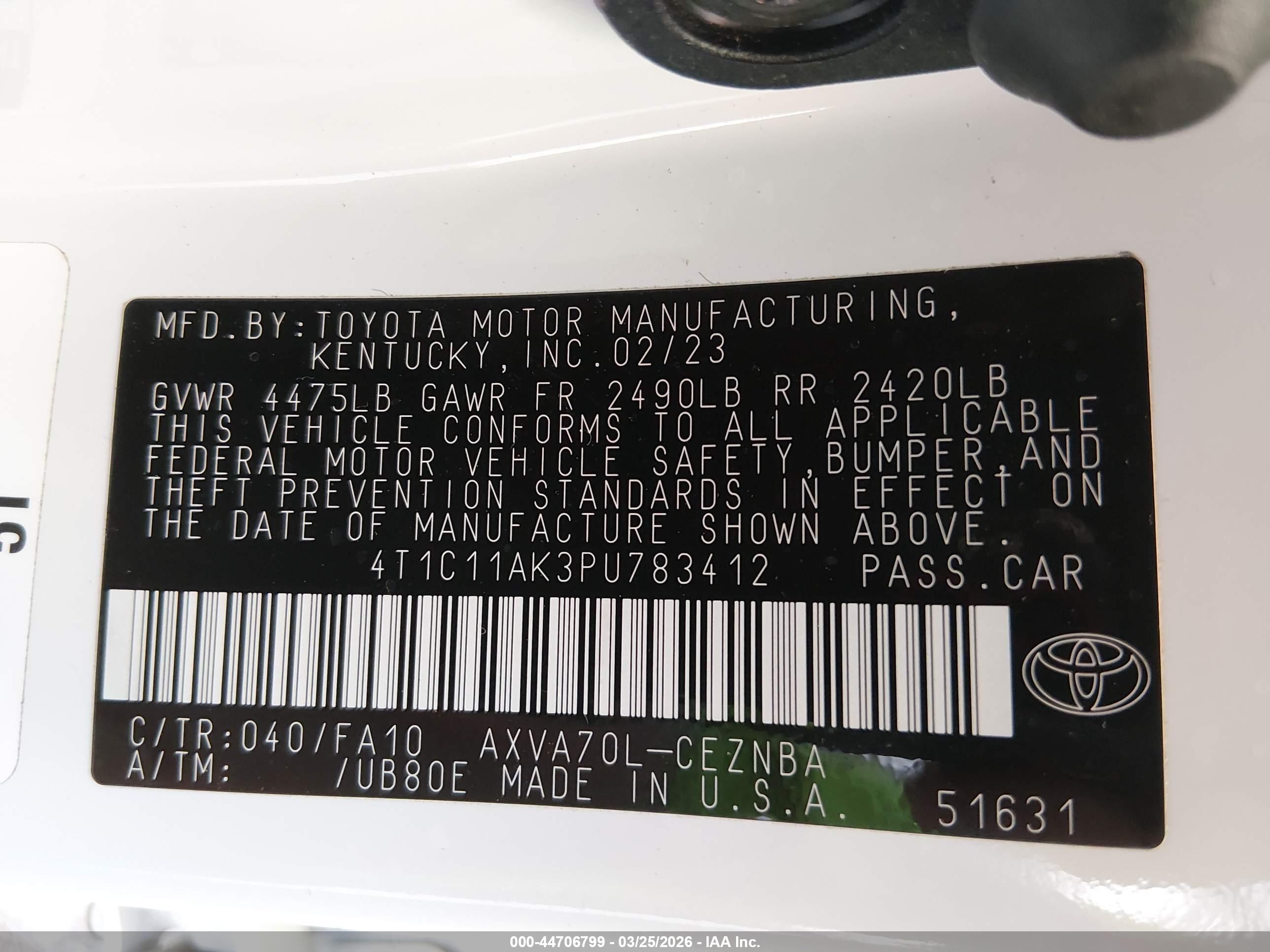 TOYOTA CAMRY image 9