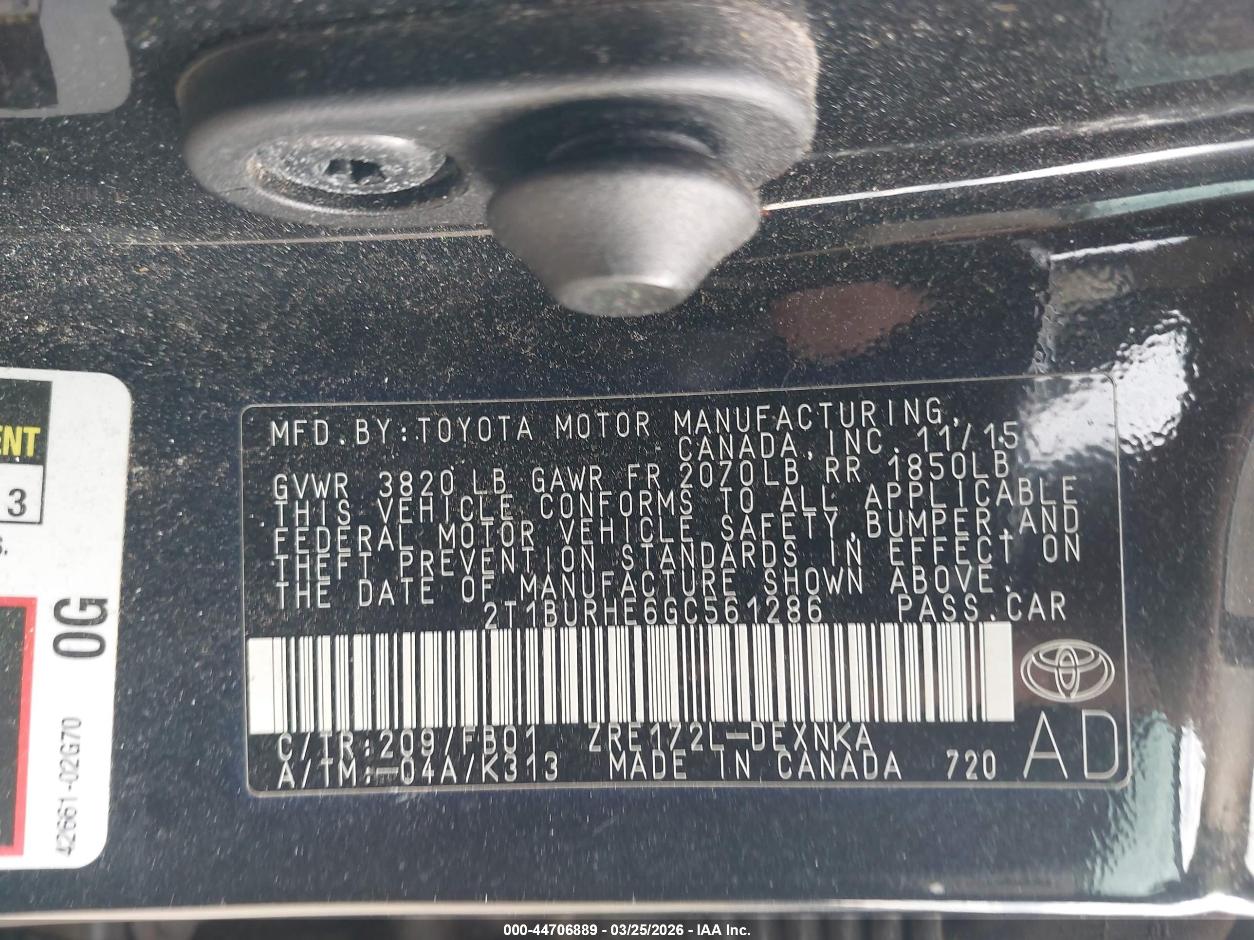 TOYOTA COROLLA image 9