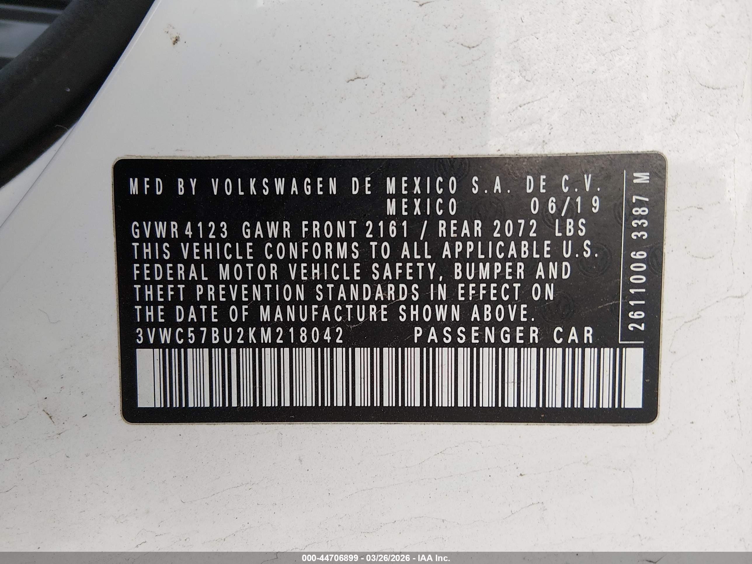 VOLKSWAGEN JETTA image 9