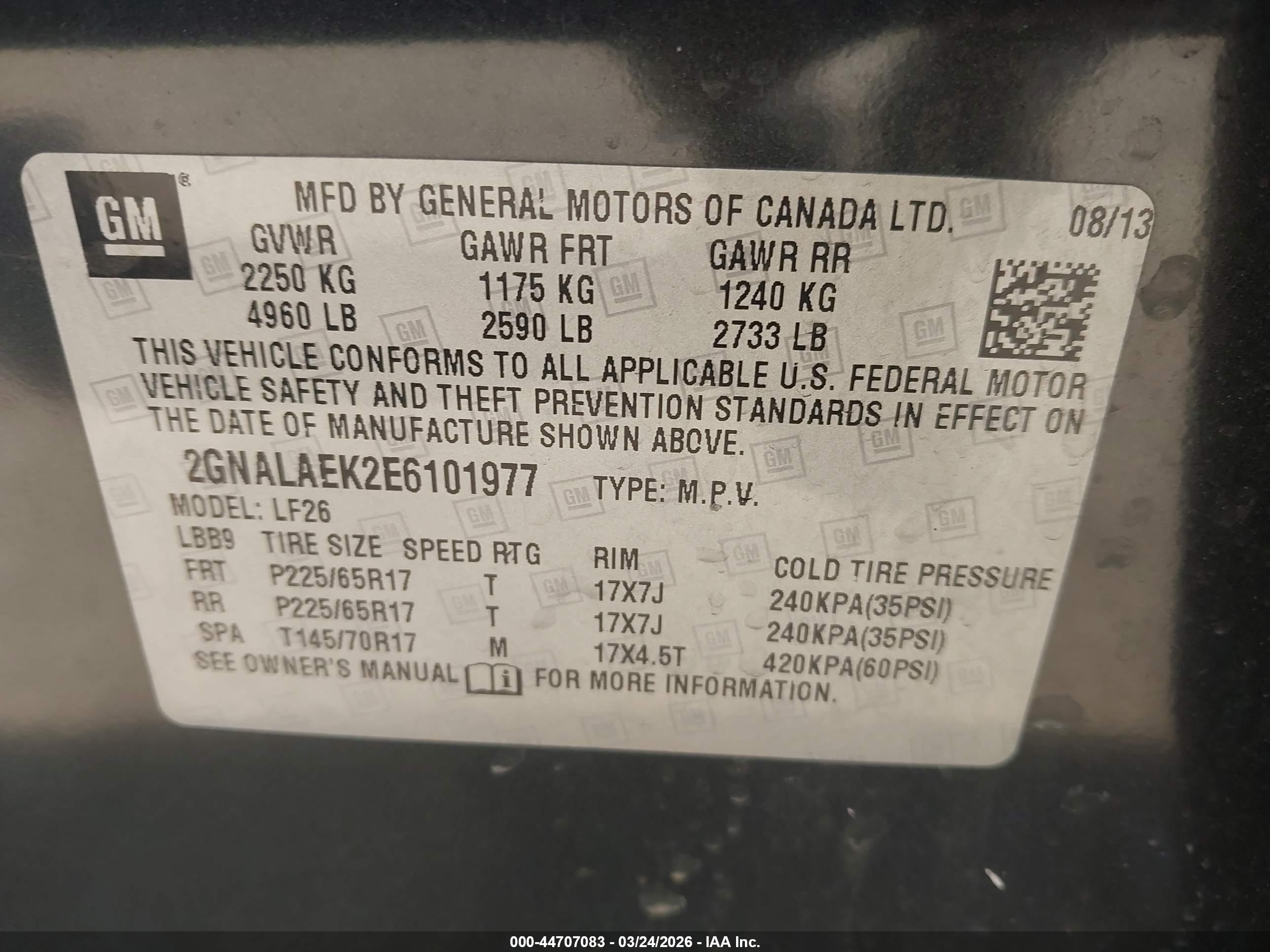 CHEVROLET EQUINOX image 9