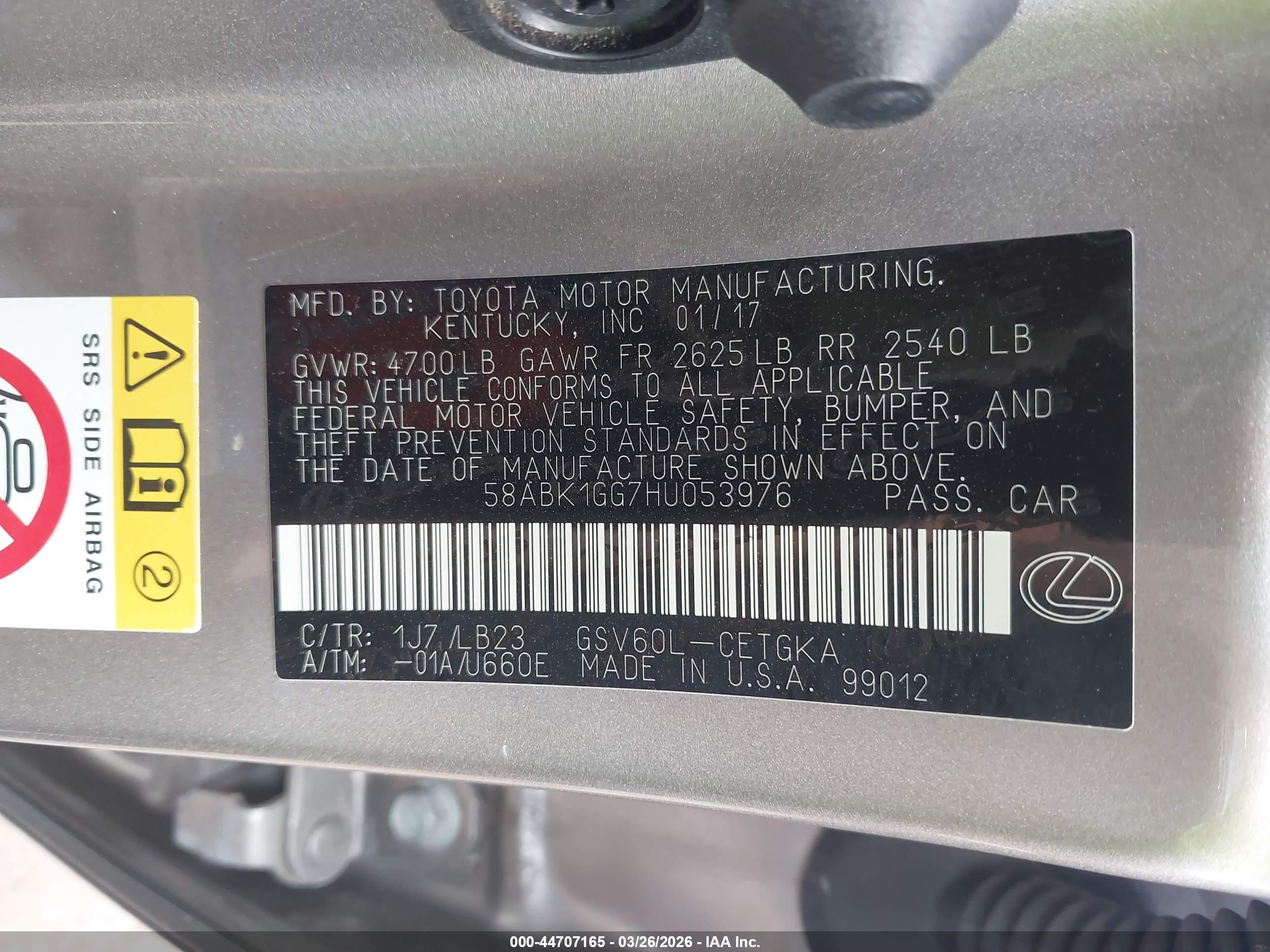 LEXUS ES image 9