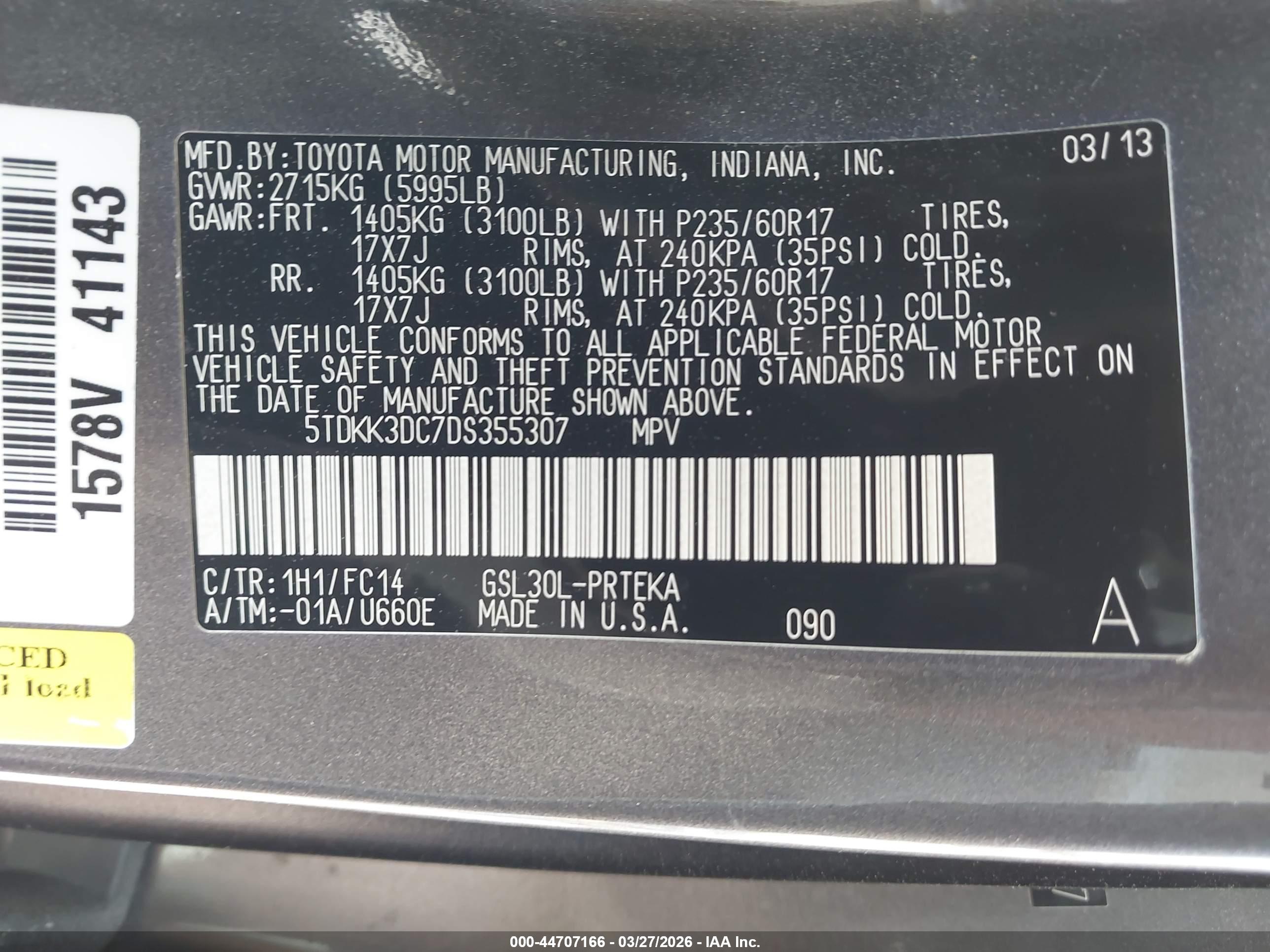 TOYOTA SIENNA image 9