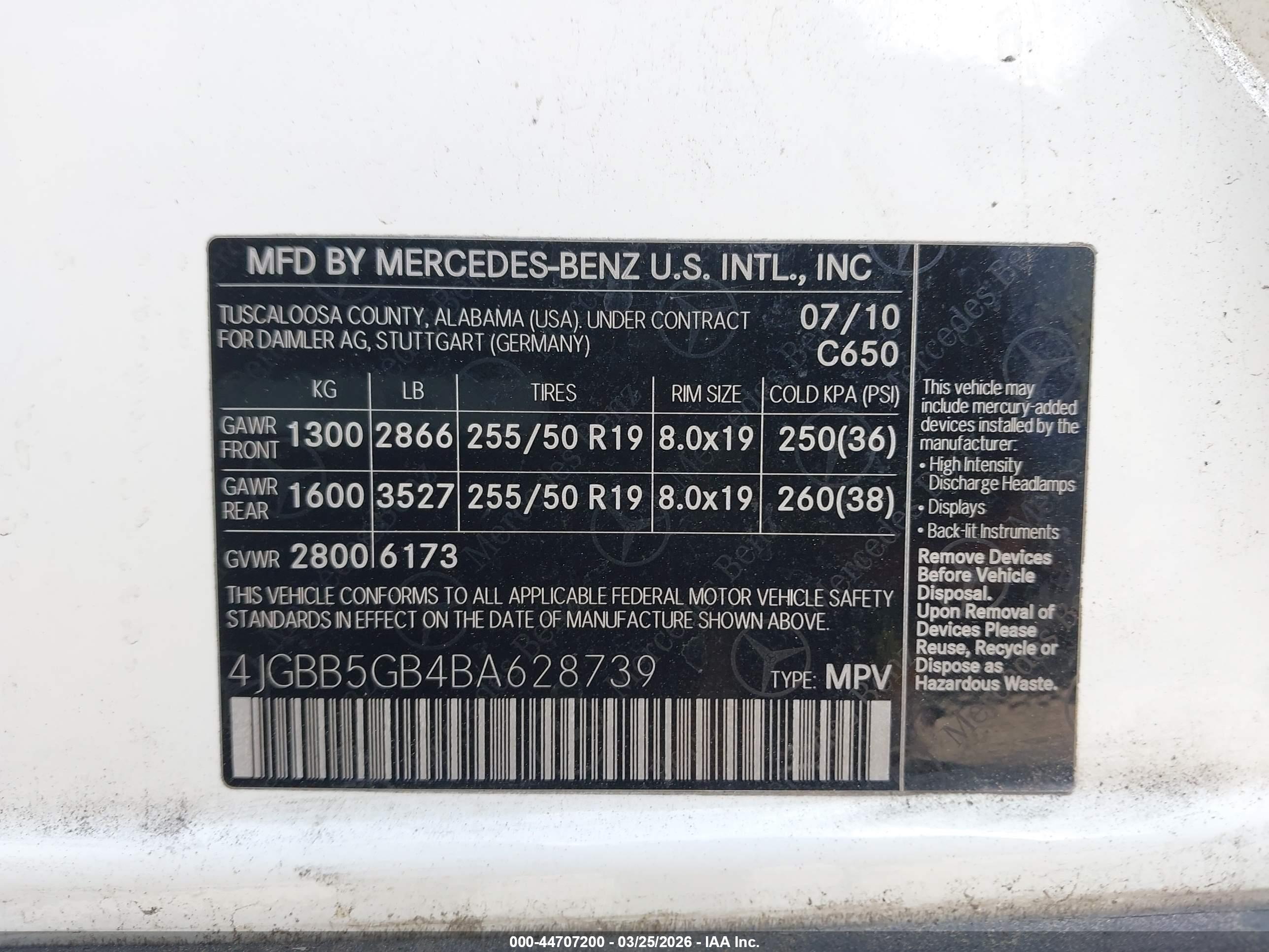 MERCEDES-BENZ ML image 9