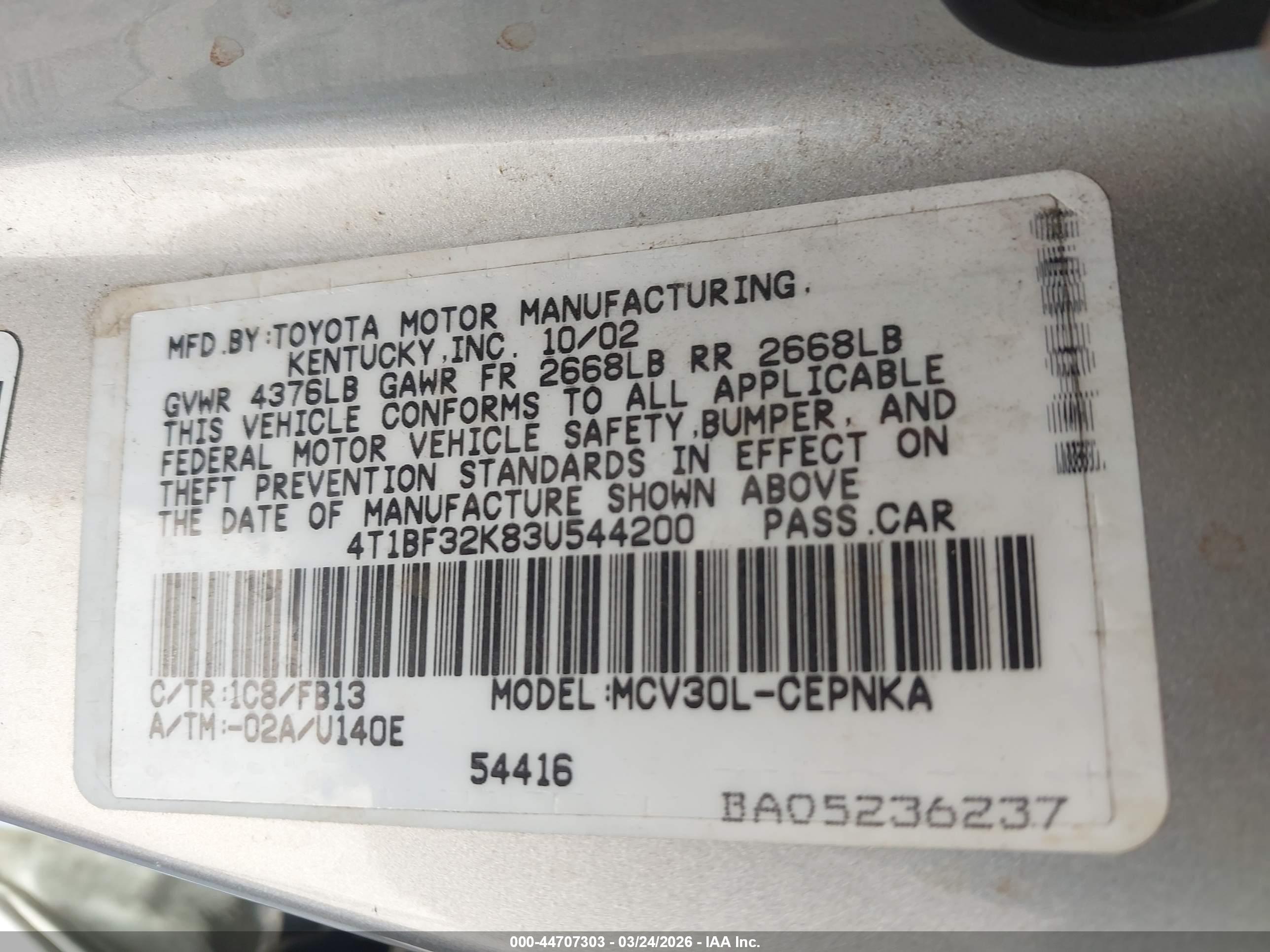 TOYOTA CAMRY image 9