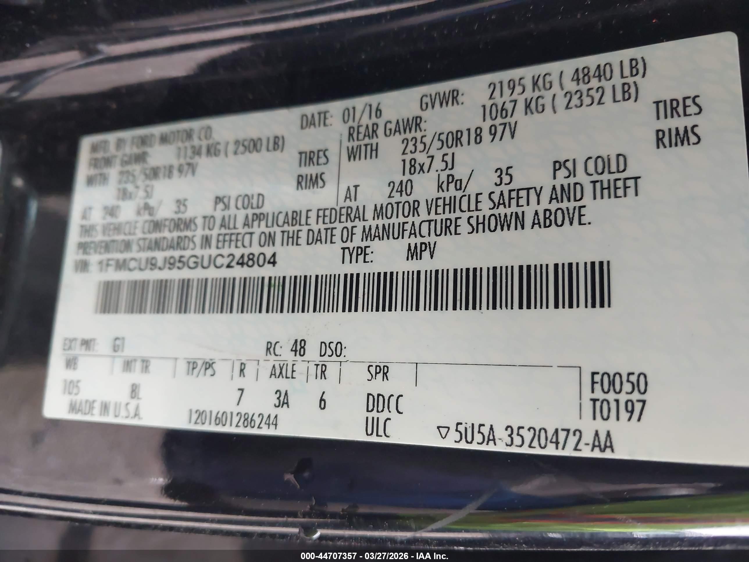 FORD ESCAPE image 9