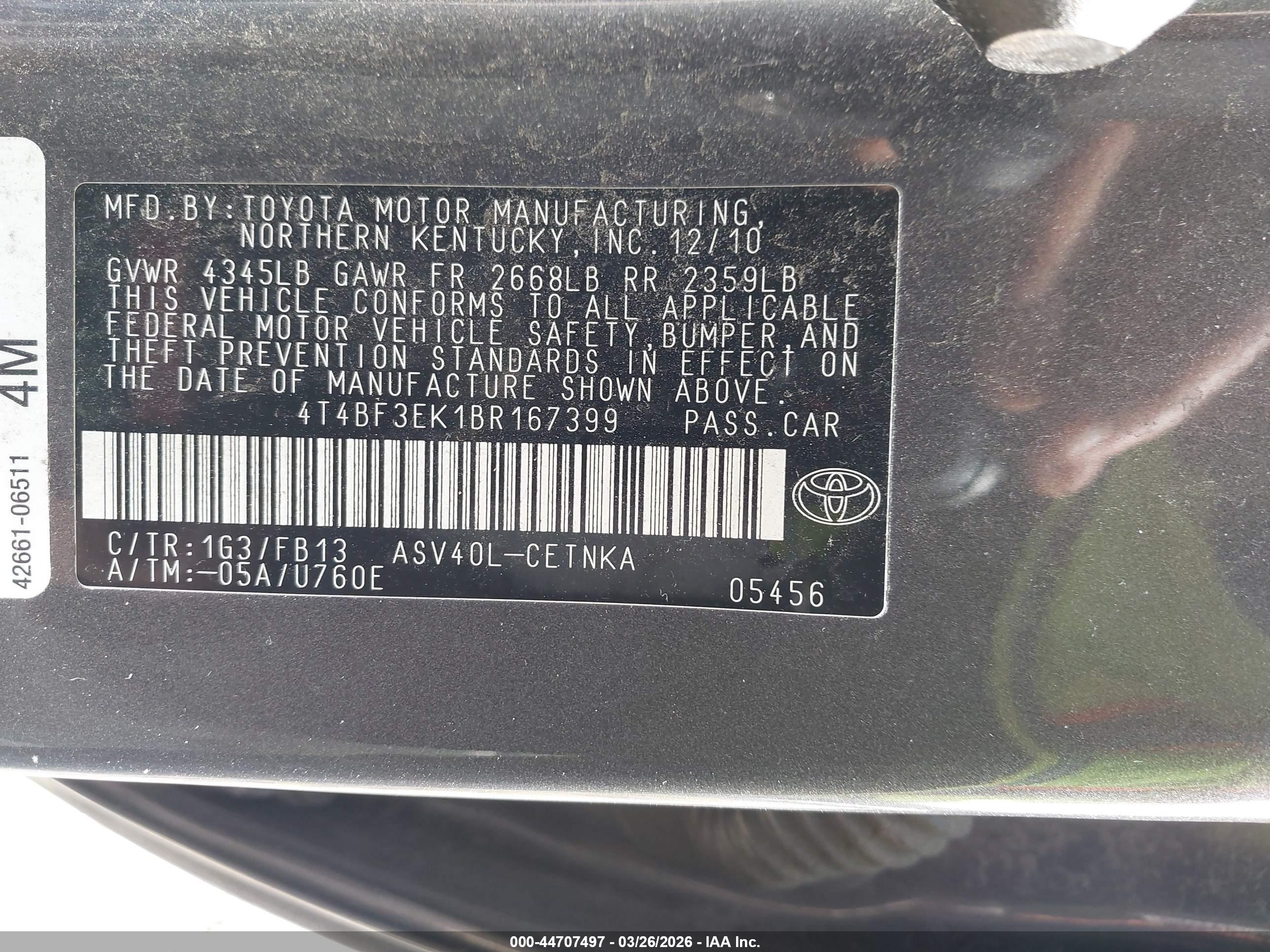 TOYOTA CAMRY image 9