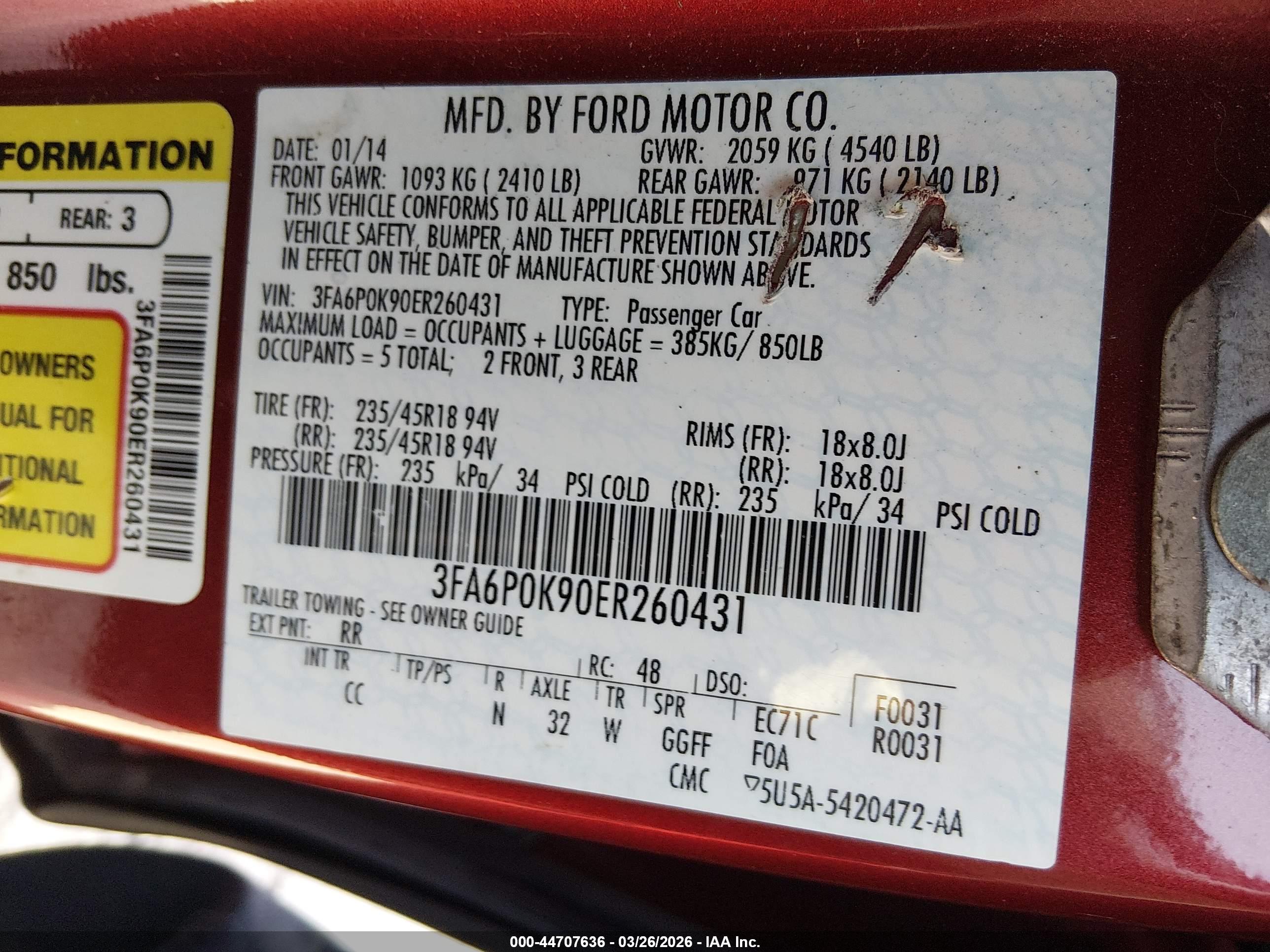 FORD FUSION image 9