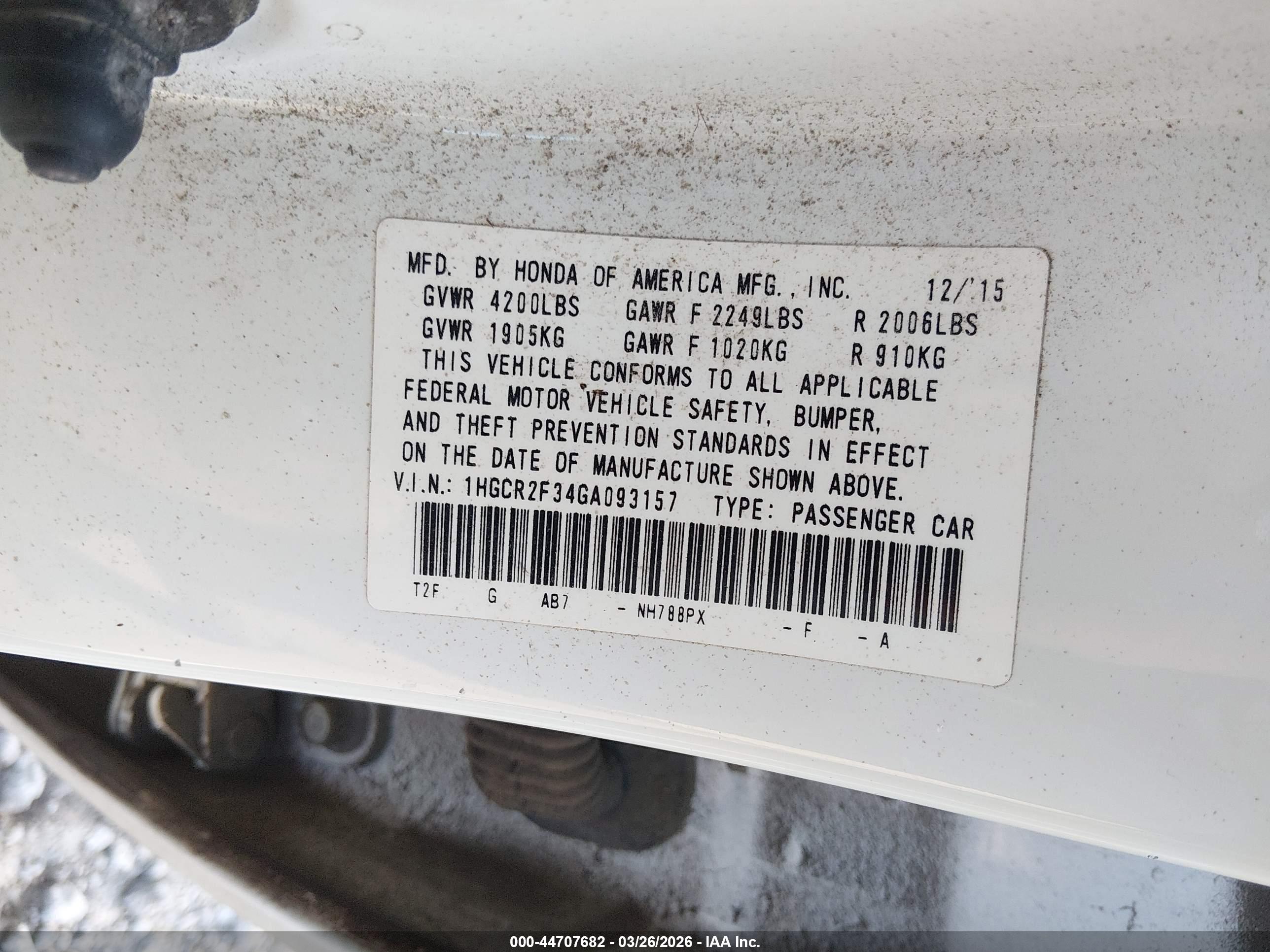 HONDA ACCORD image 9