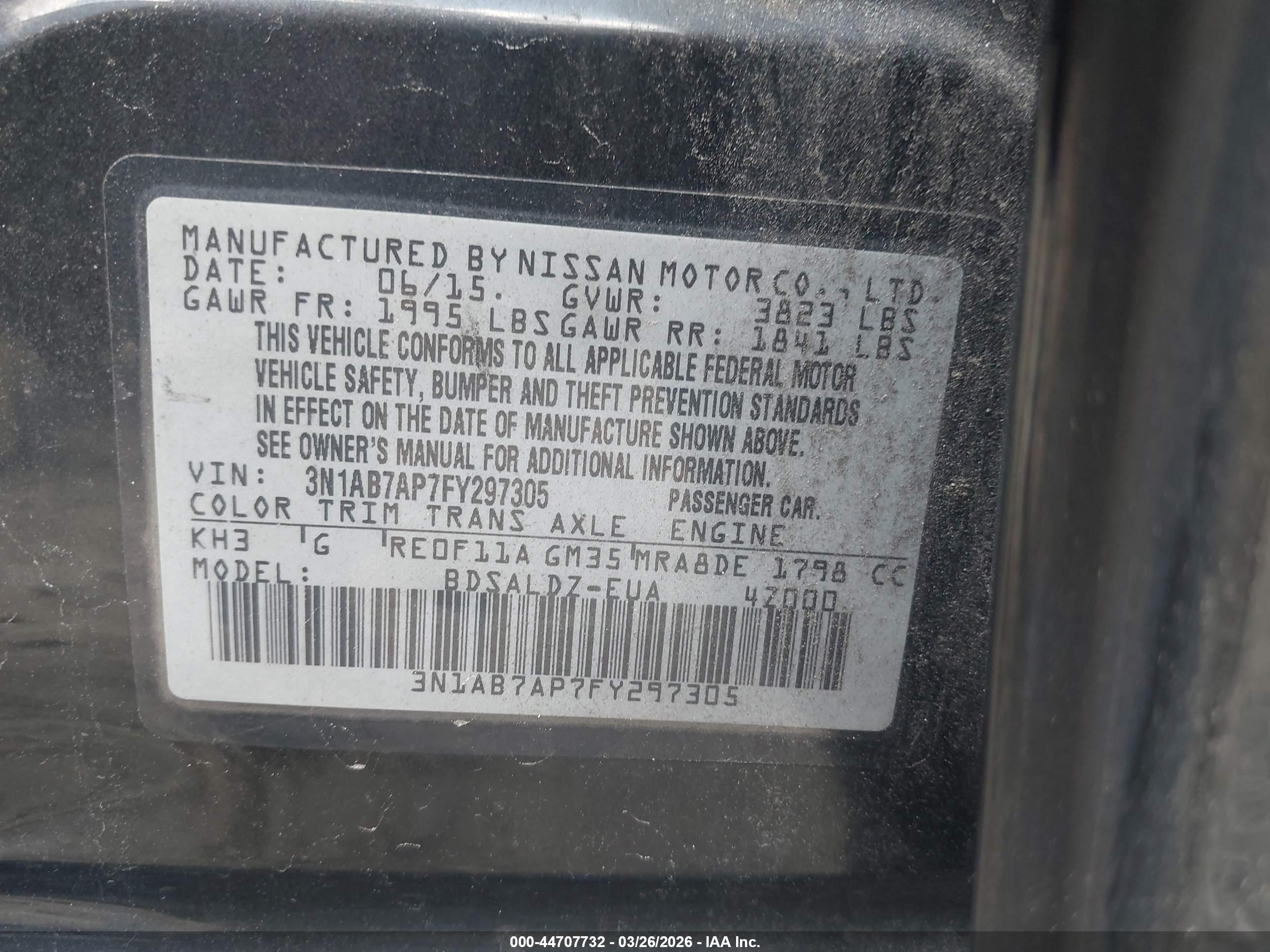 NISSAN SENTRA image 9
