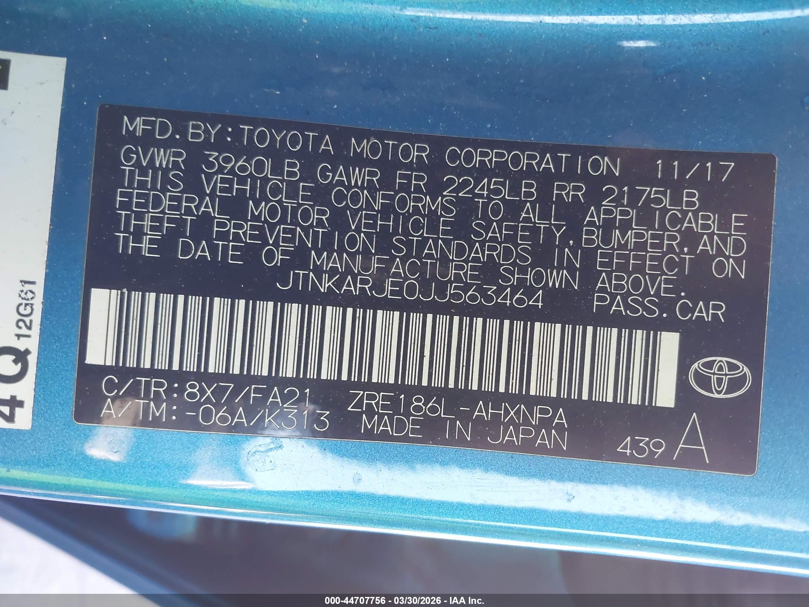 TOYOTA COROLLA image 9