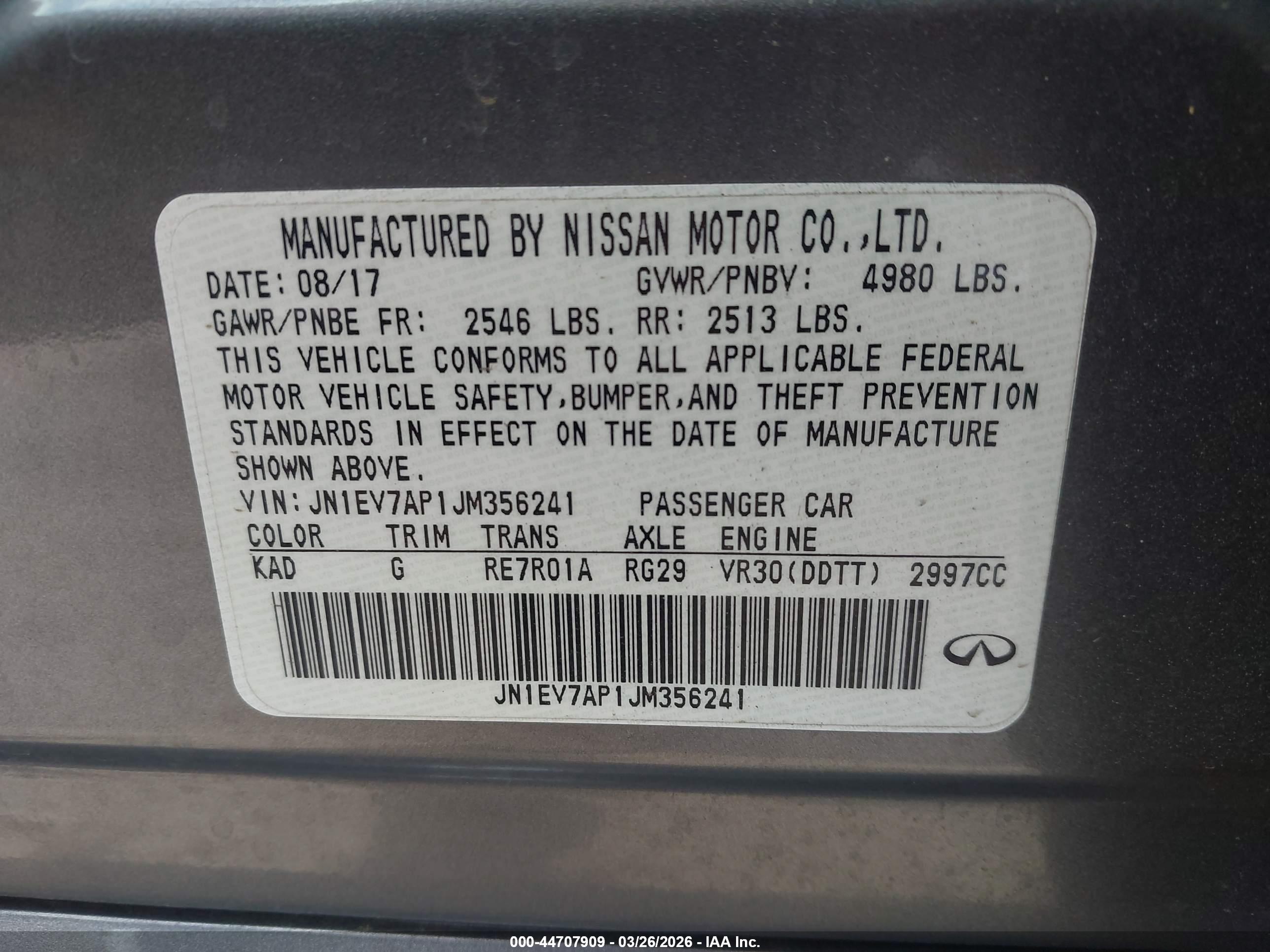 INFINITI Q50 image 9