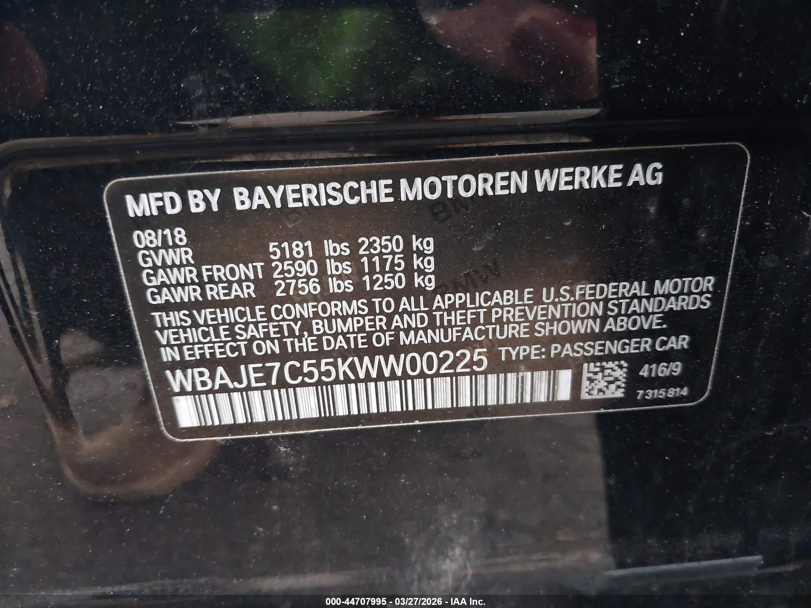 BMW 540I image 9