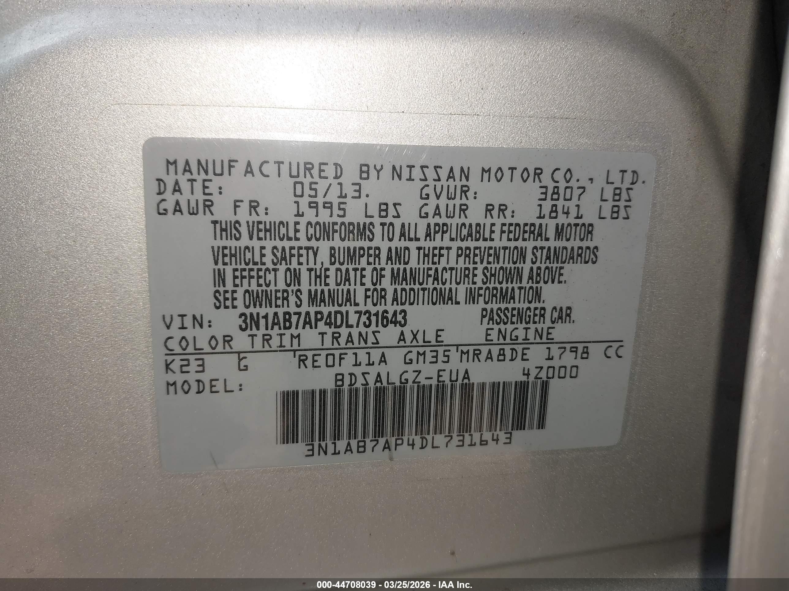 NISSAN SENTRA image 9