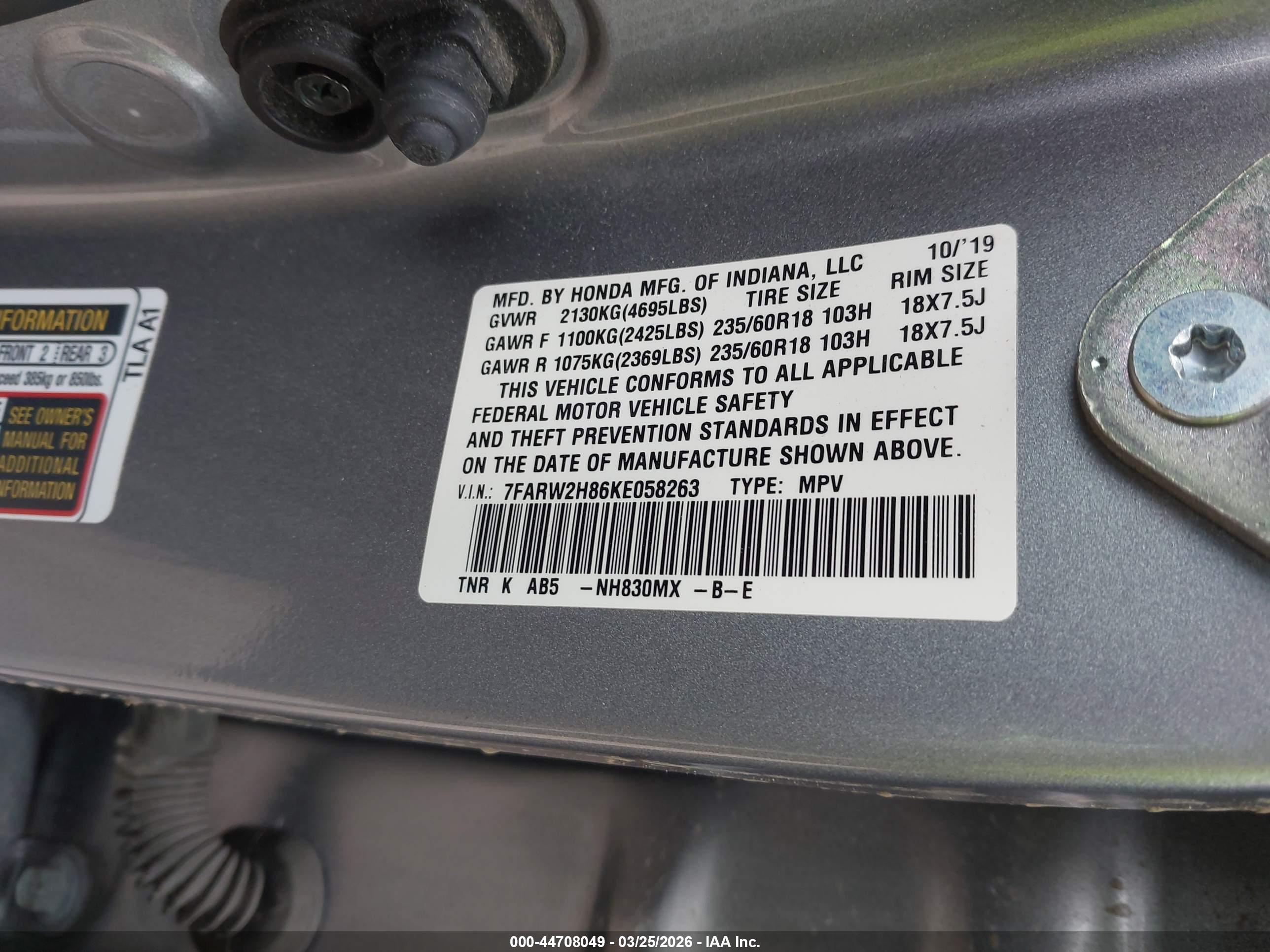 HONDA CR-V image 9