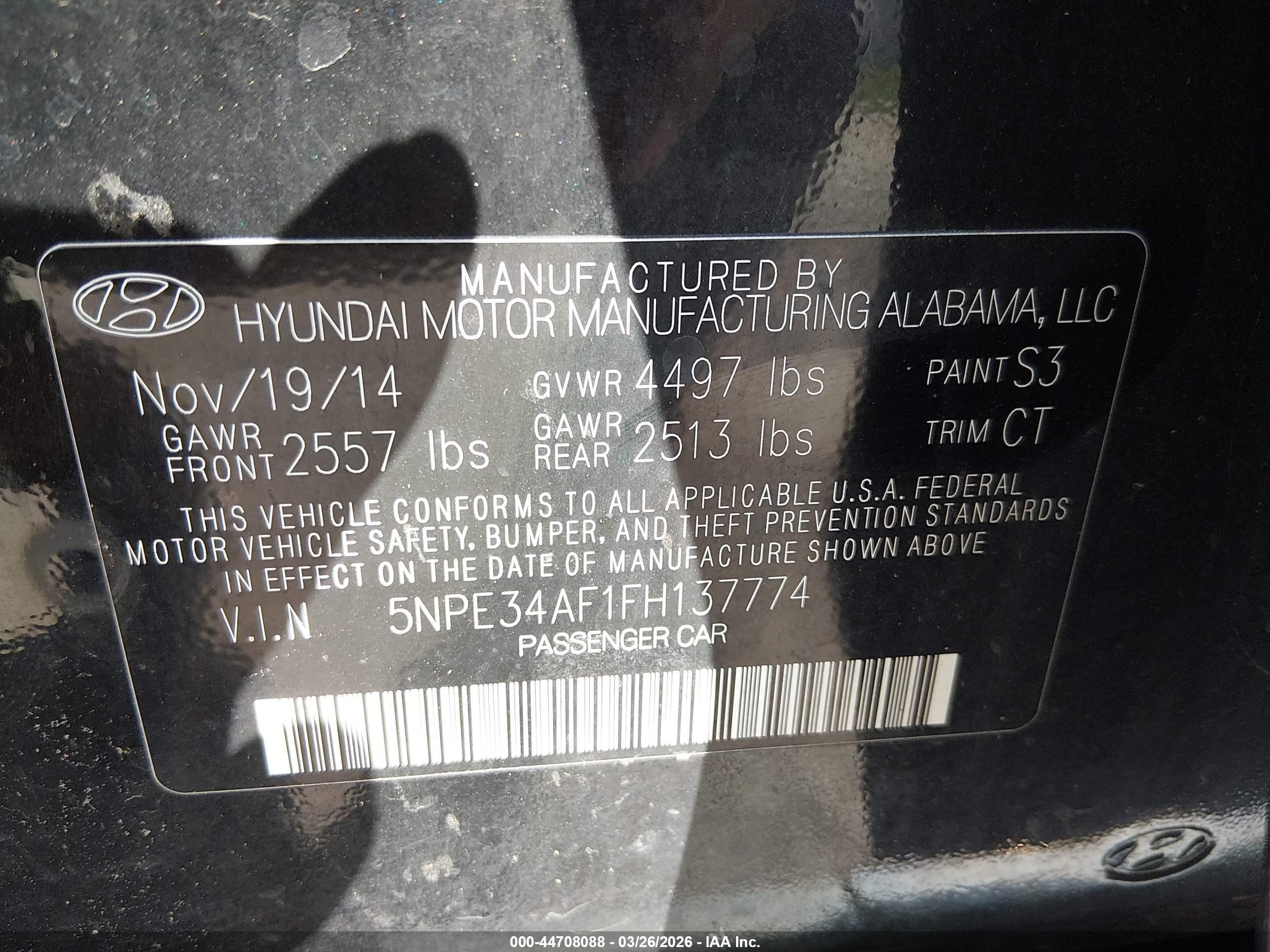 HYUNDAI SONATA image 9
