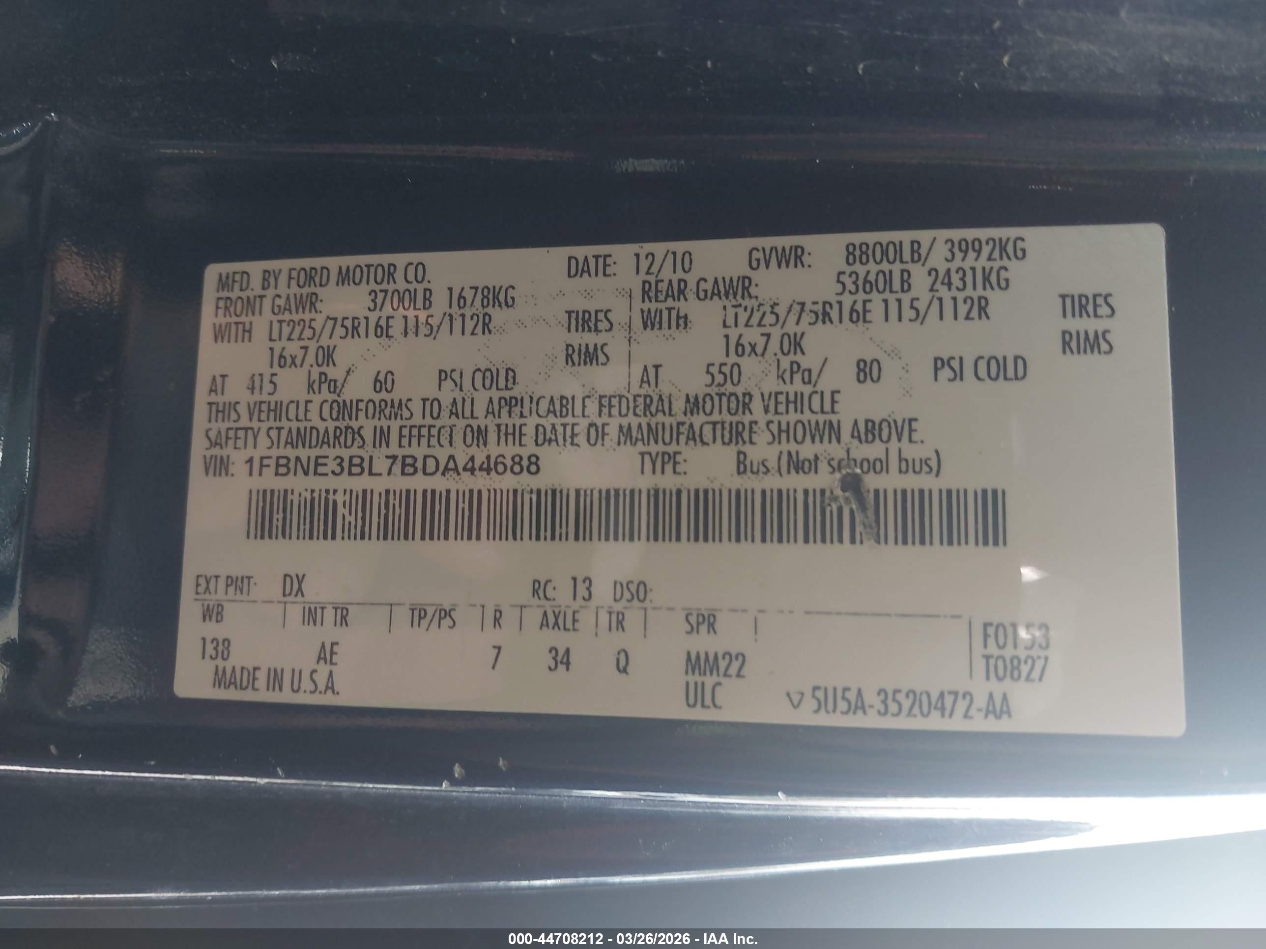 FORD E-350 image 9