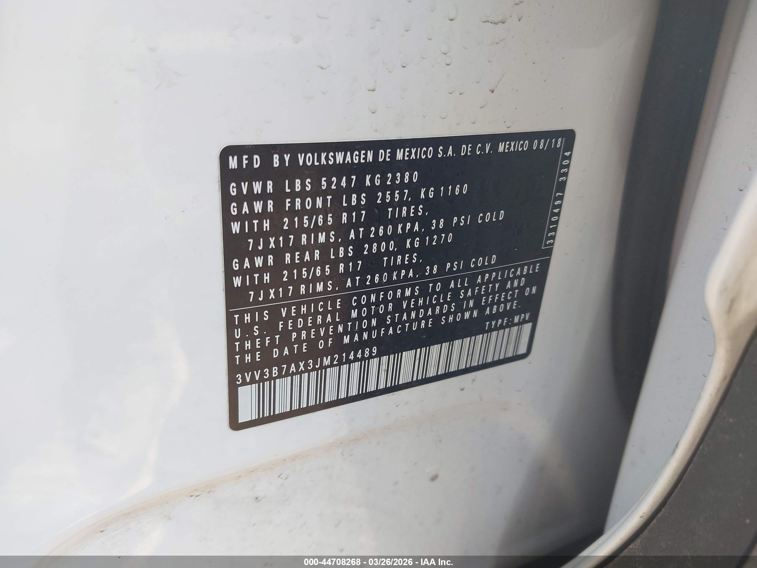 VOLKSWAGEN TIGUAN image 9