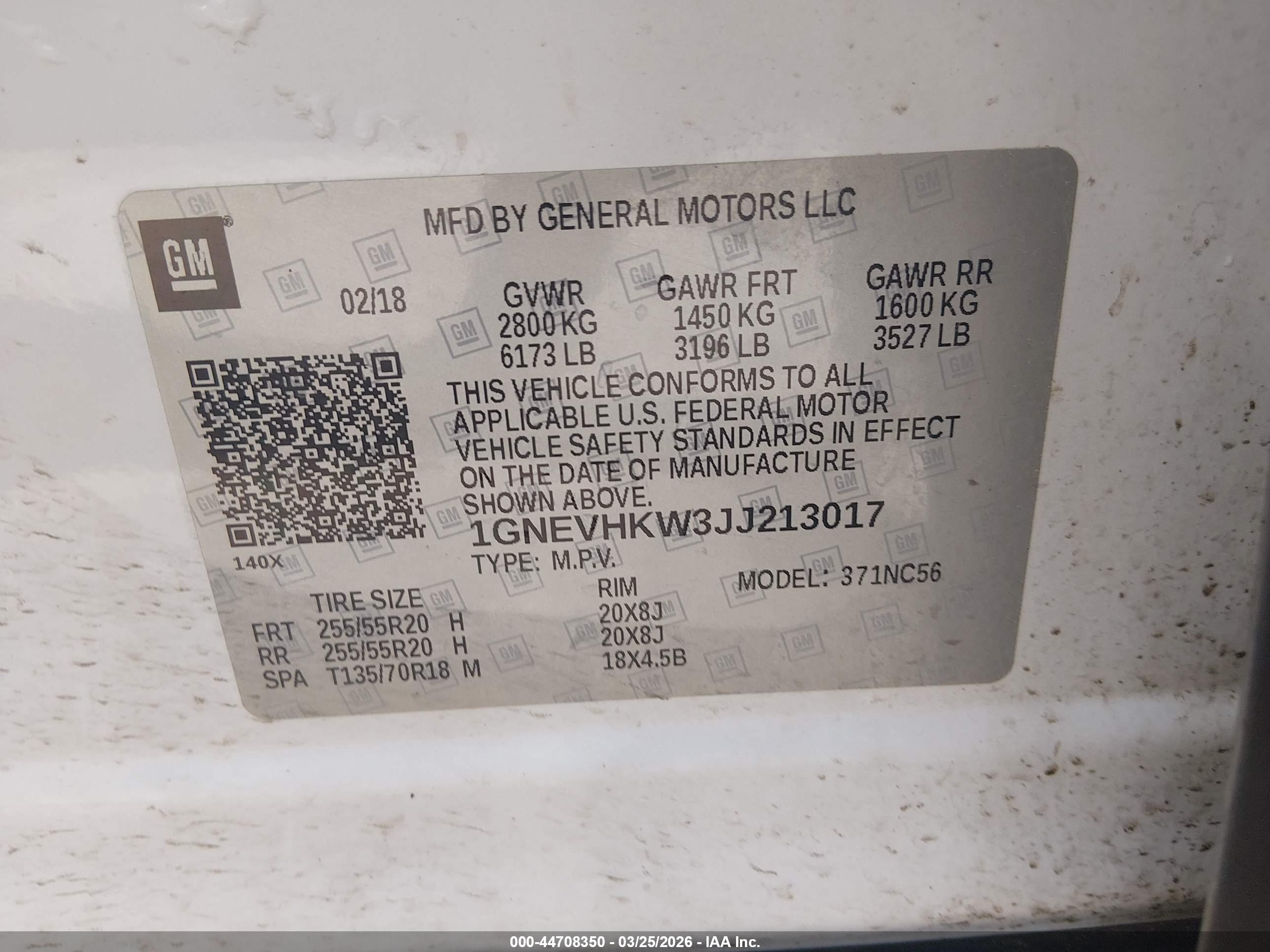 CHEVROLET TRAVERSE image 9