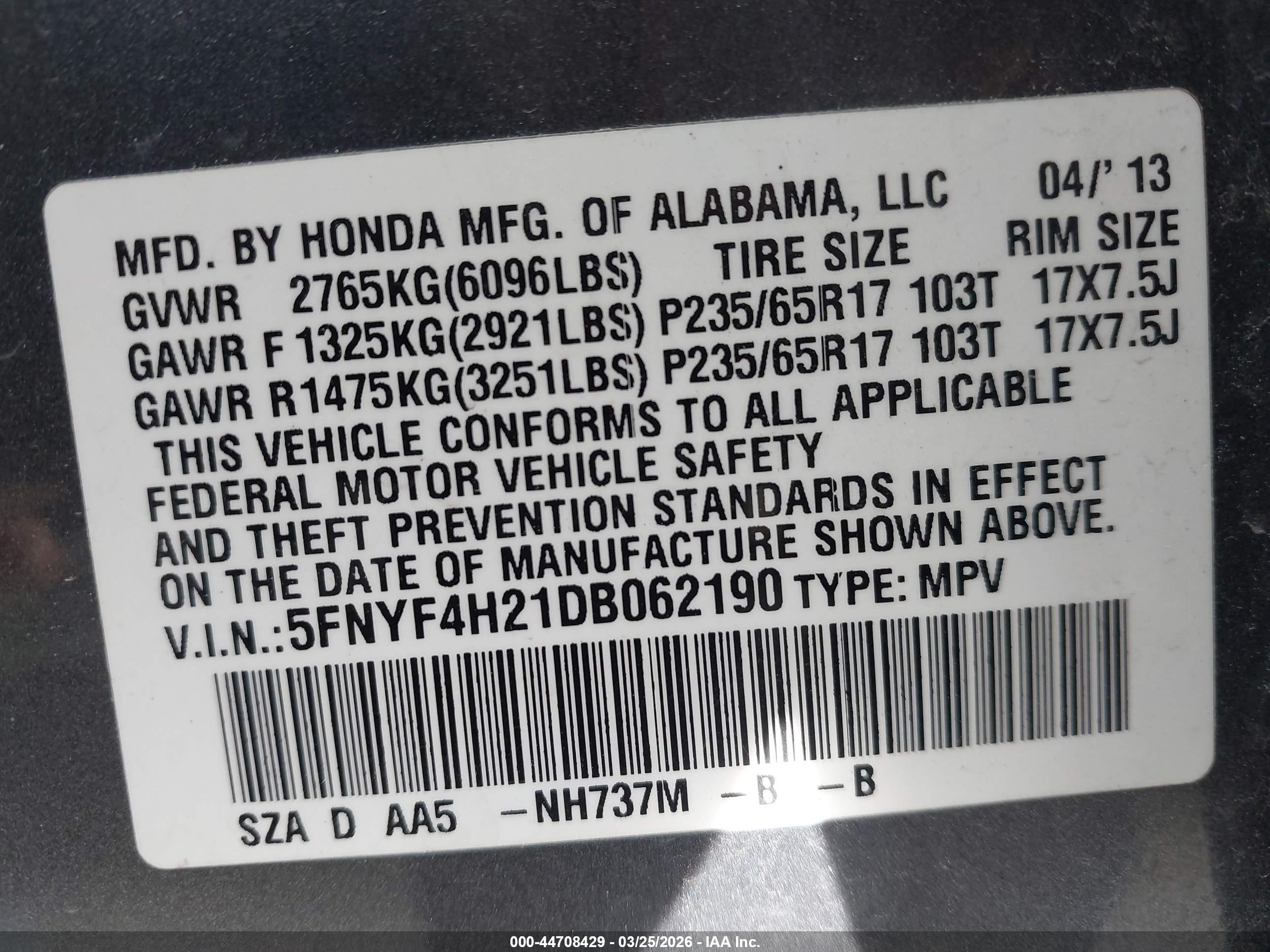 HONDA PILOT image 9