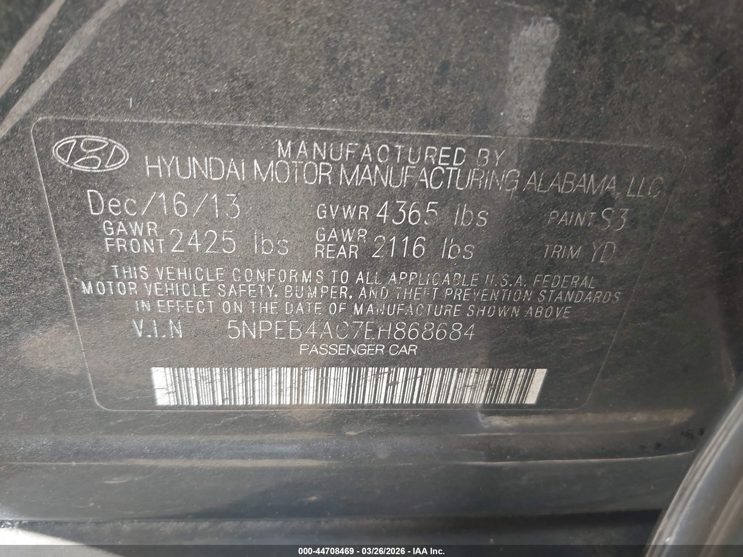 HYUNDAI SONATA image 9
