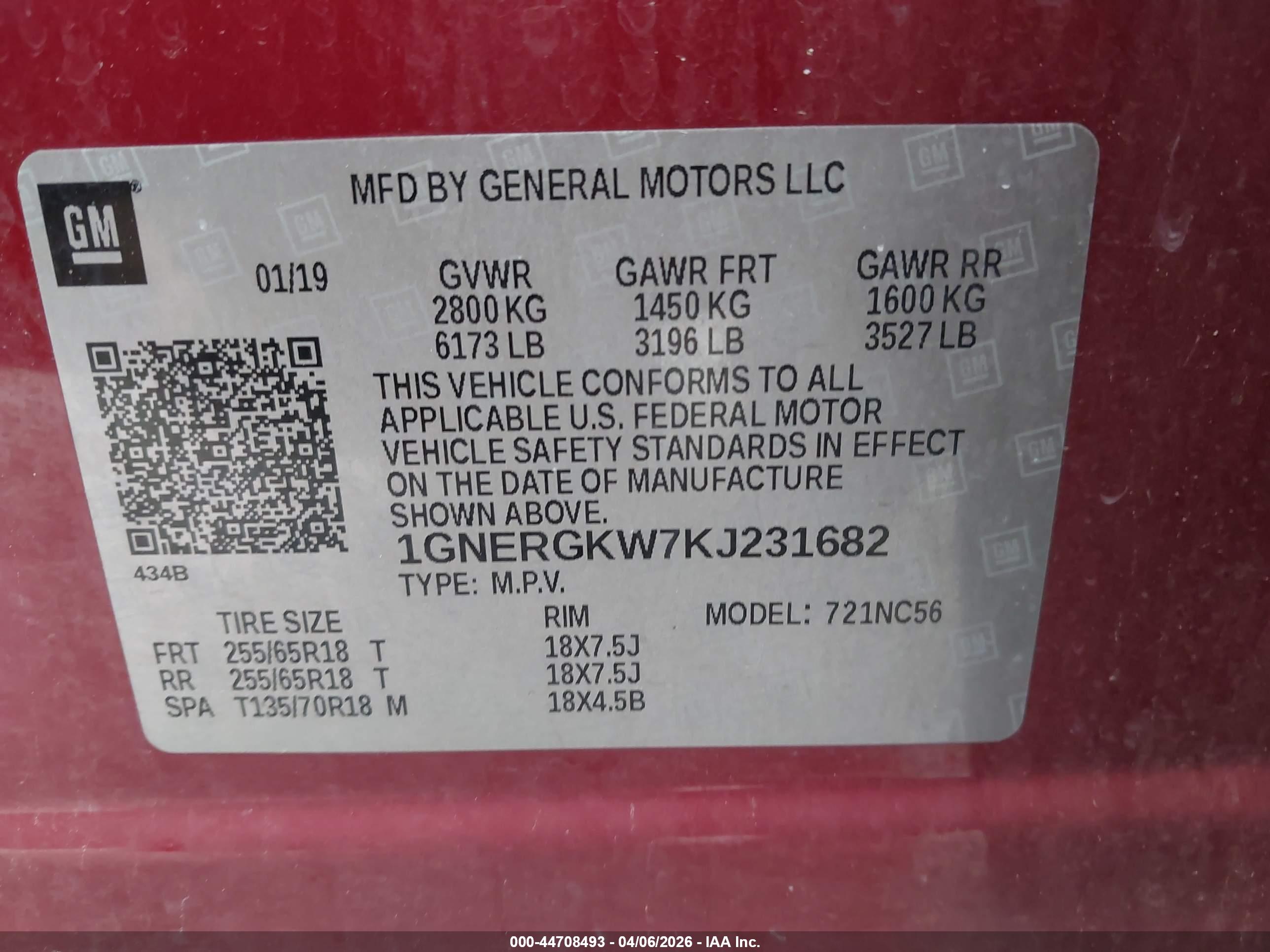 CHEVROLET TRAVERSE image 9