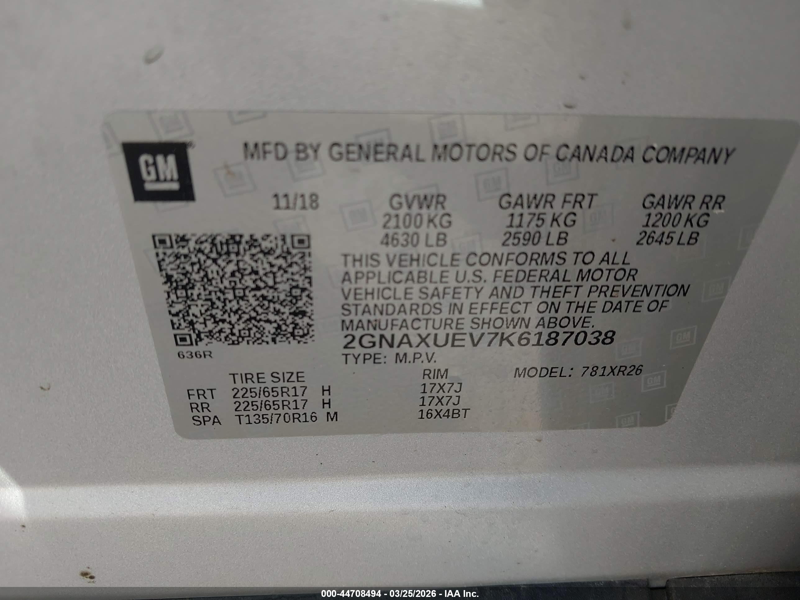 CHEVROLET EQUINOX image 9