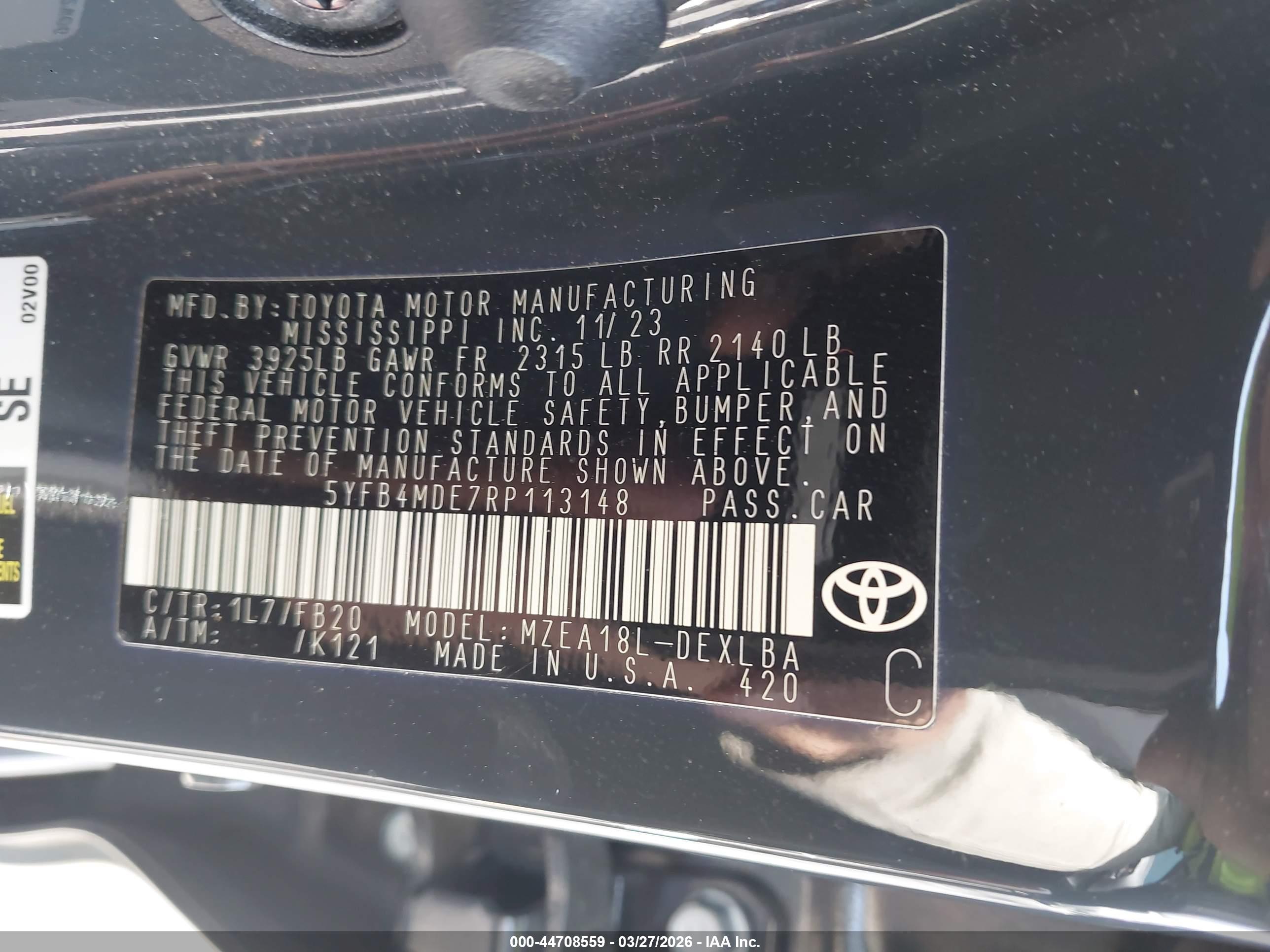 TOYOTA COROLLA image 9