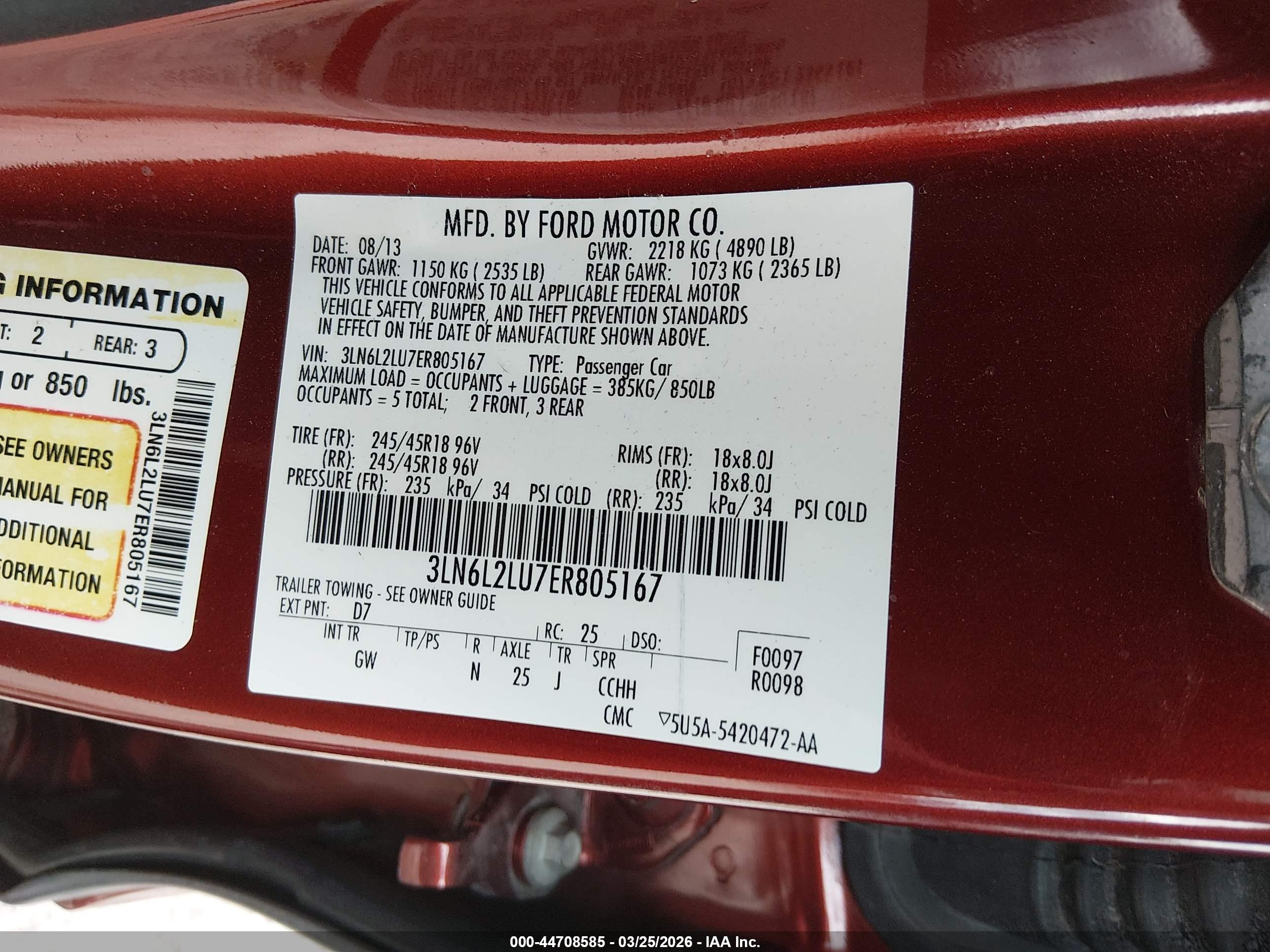 LINCOLN MKZ image 9