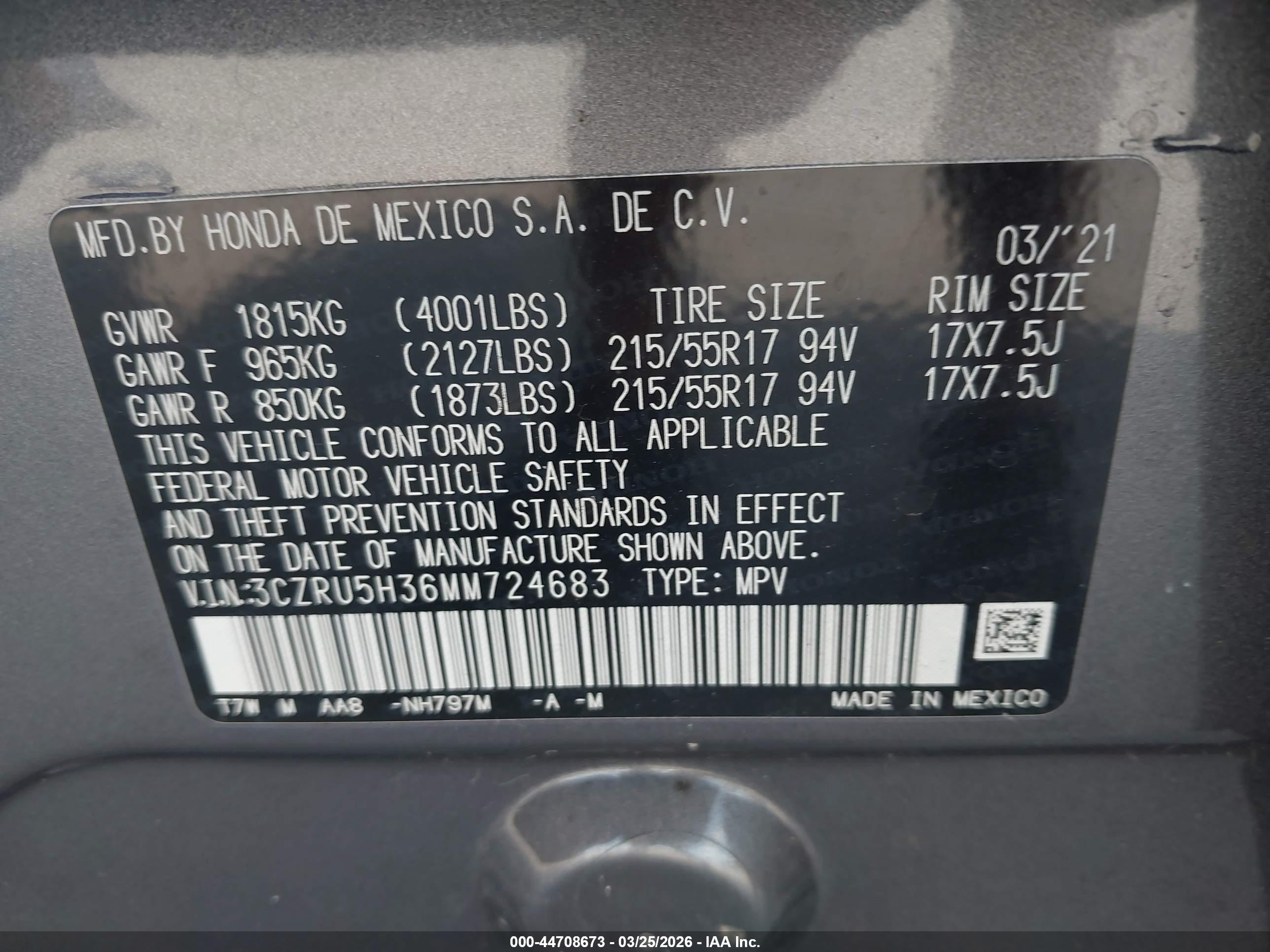HONDA HR-V image 9