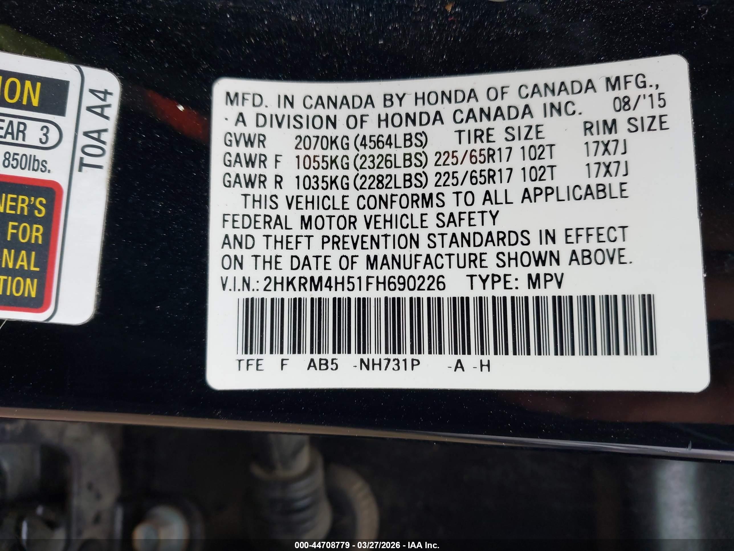 HONDA CR-V image 9