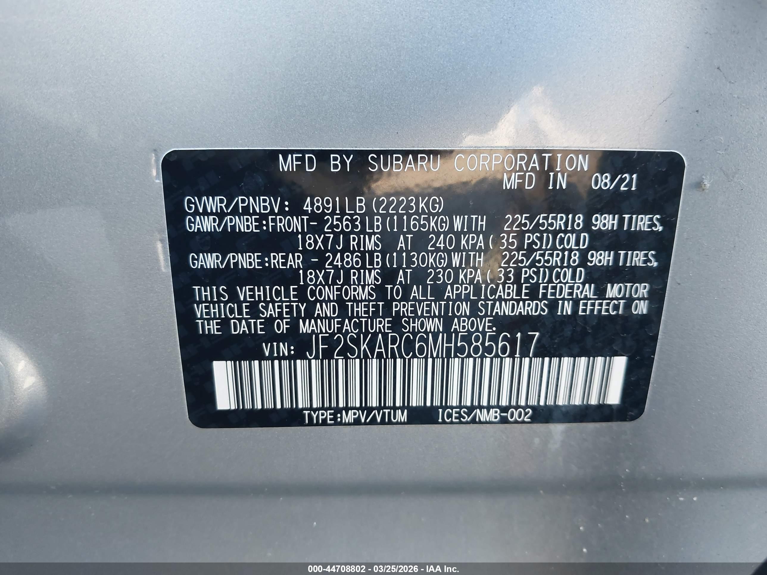 SUBARU FORESTER image 9