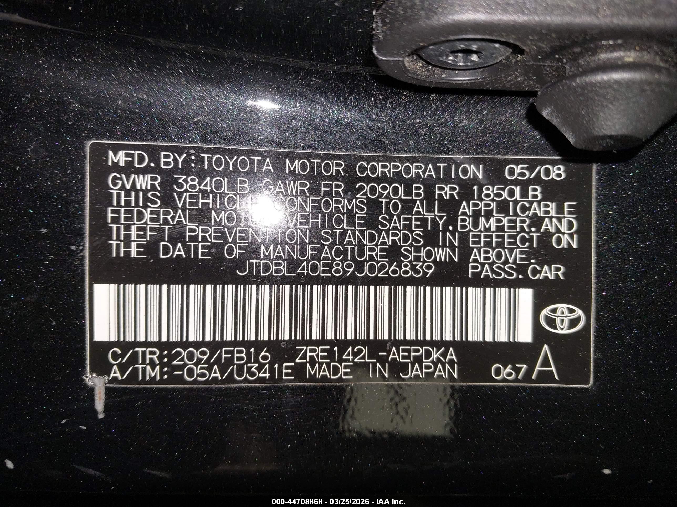 TOYOTA COROLLA image 9