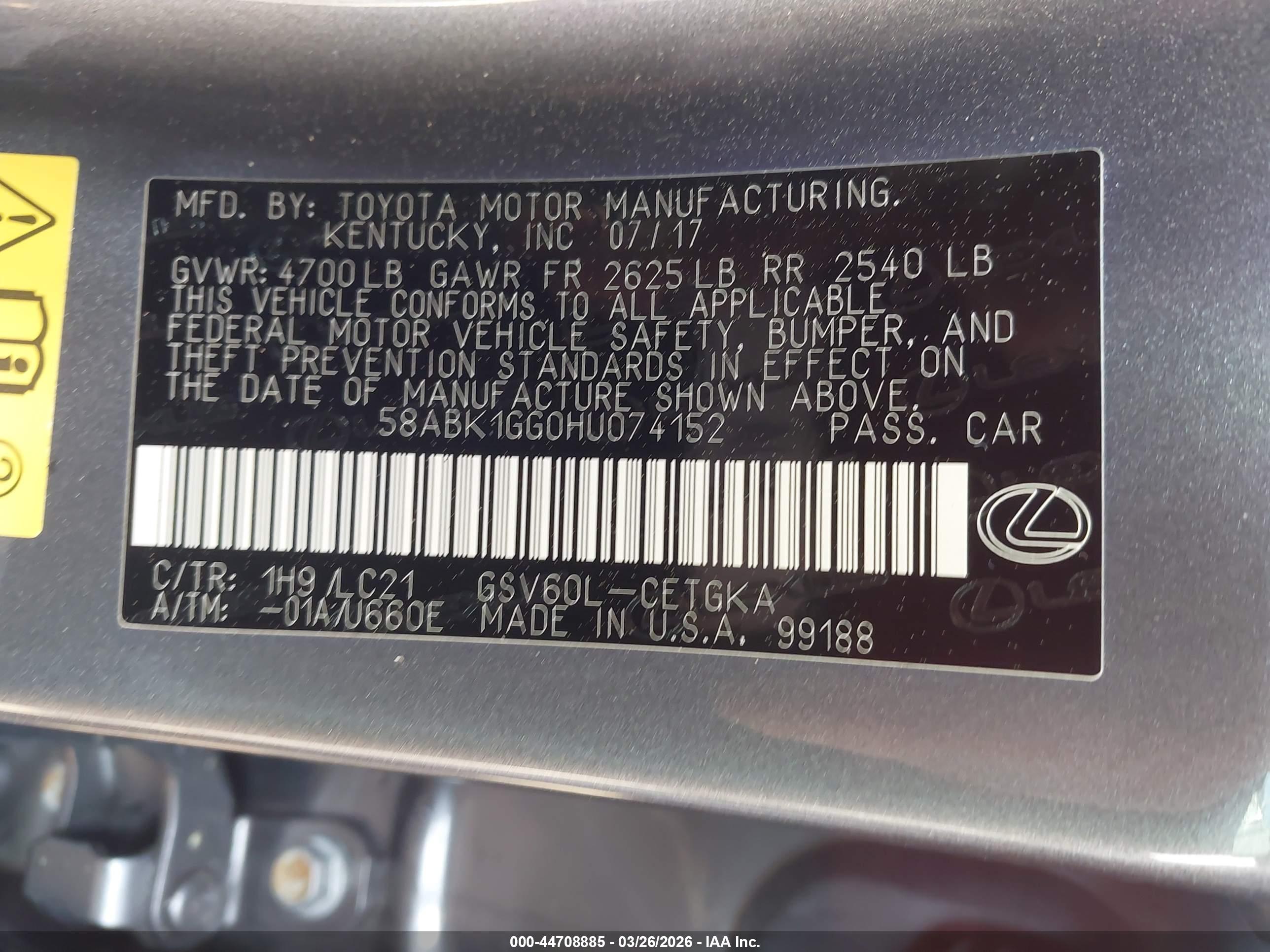 LEXUS ES image 9