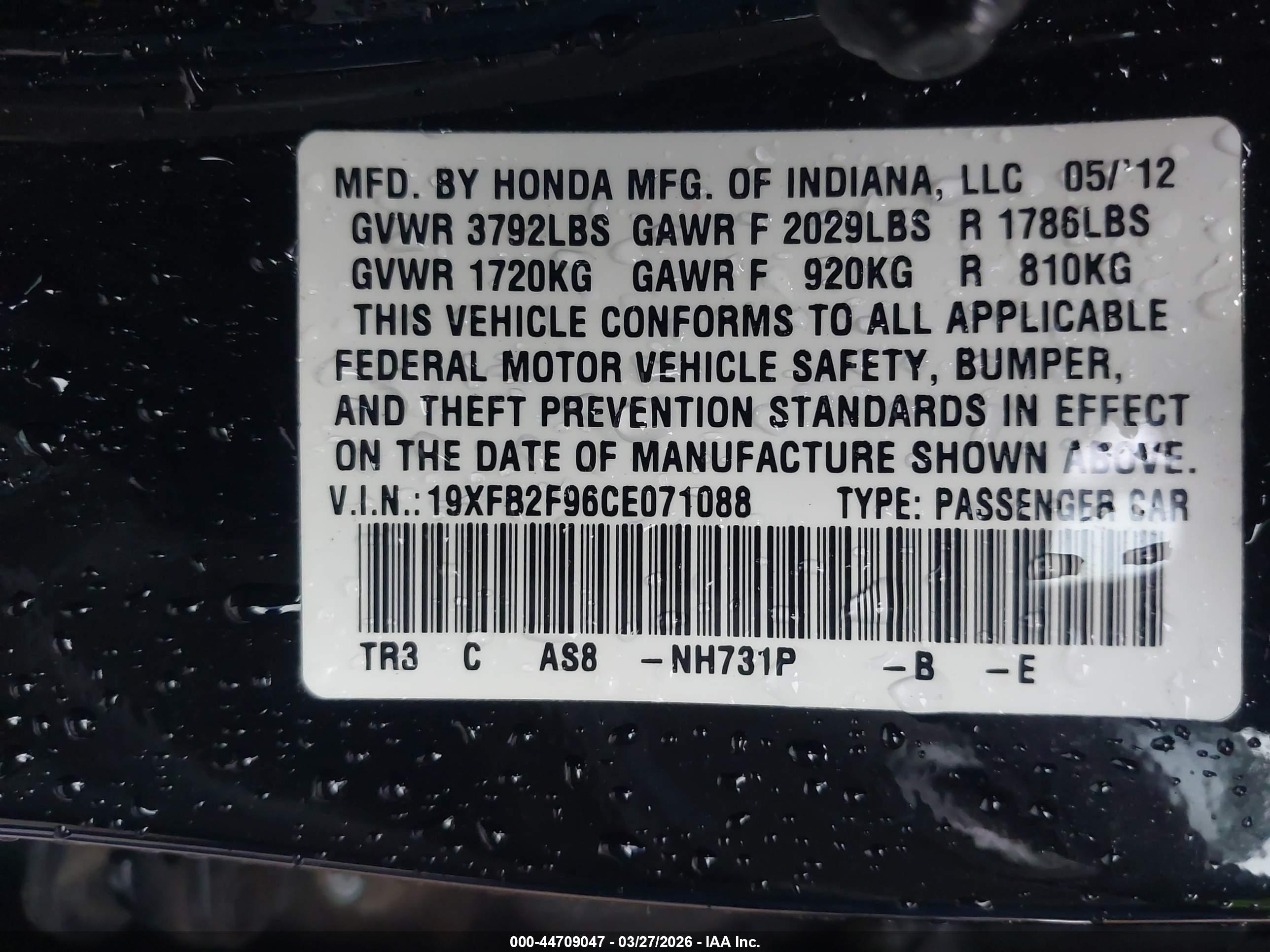 HONDA CIVIC image 9
