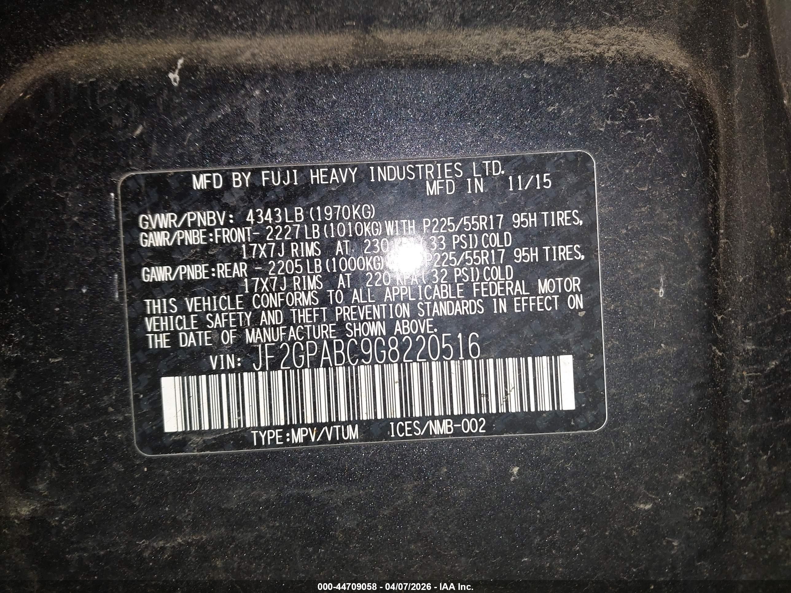 SUBARU CROSSTREK image 9