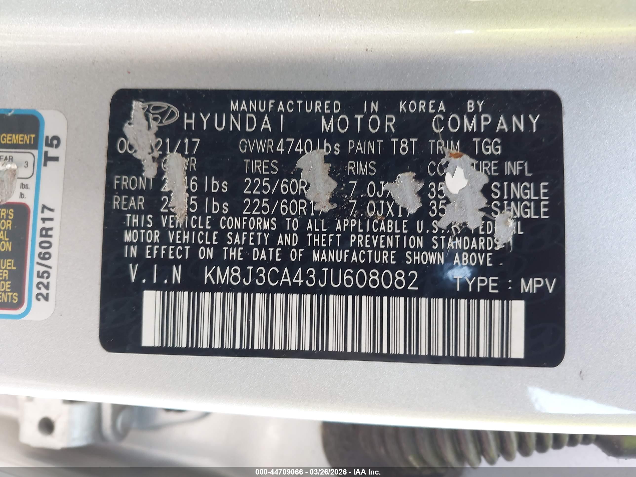 HYUNDAI TUCSON image 9