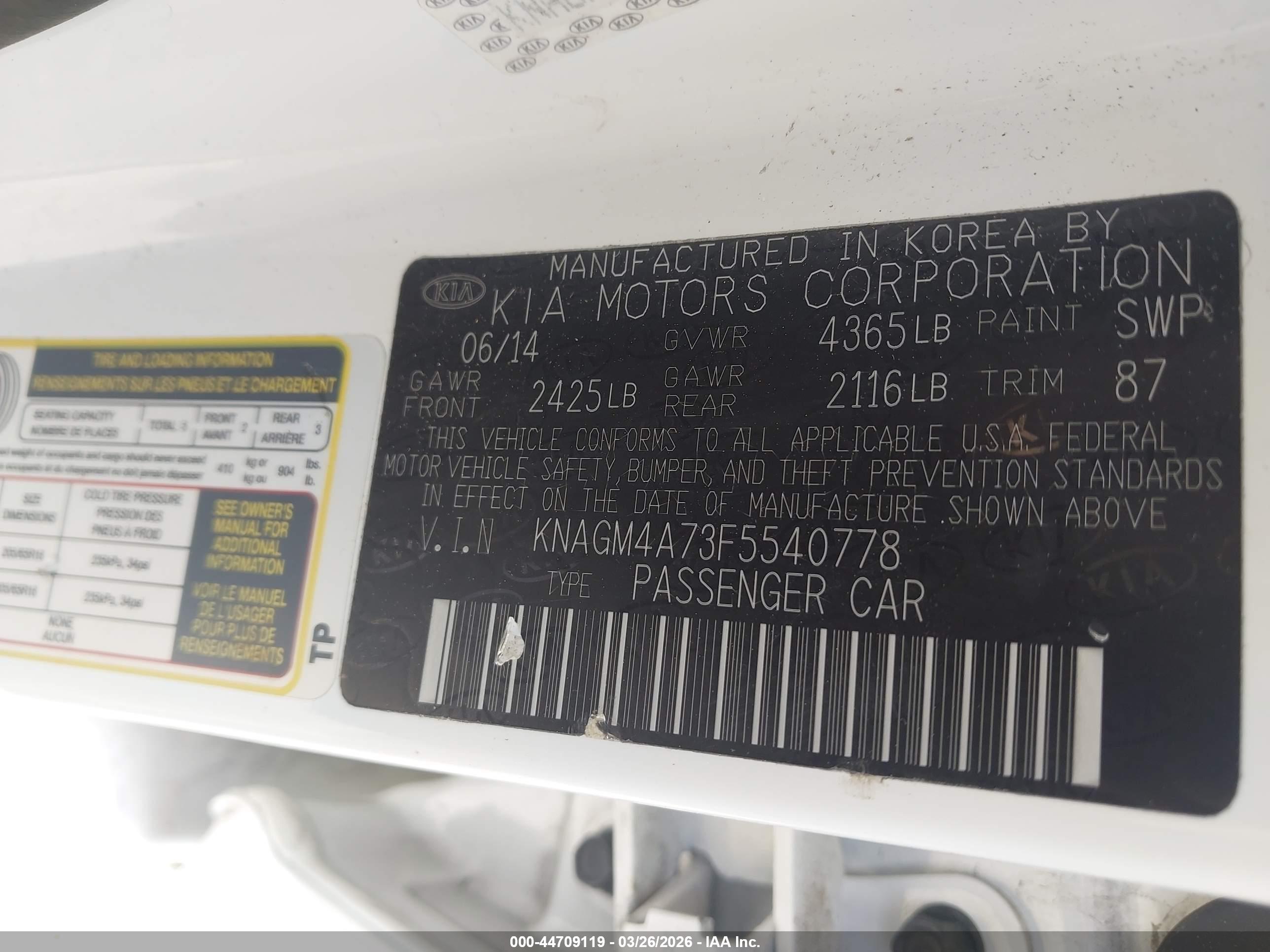 KIA OPTIMA image 9