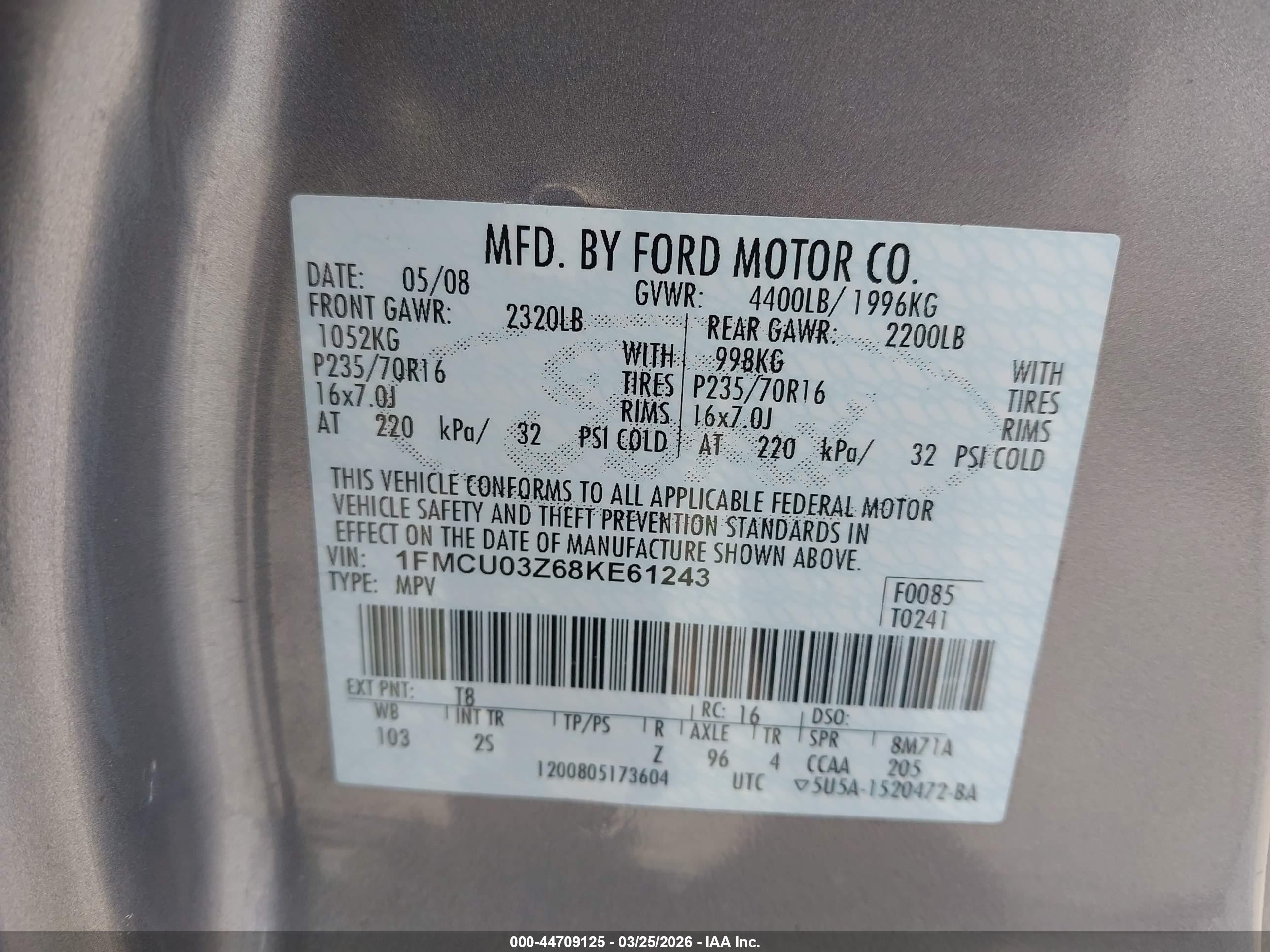 FORD ESCAPE image 9