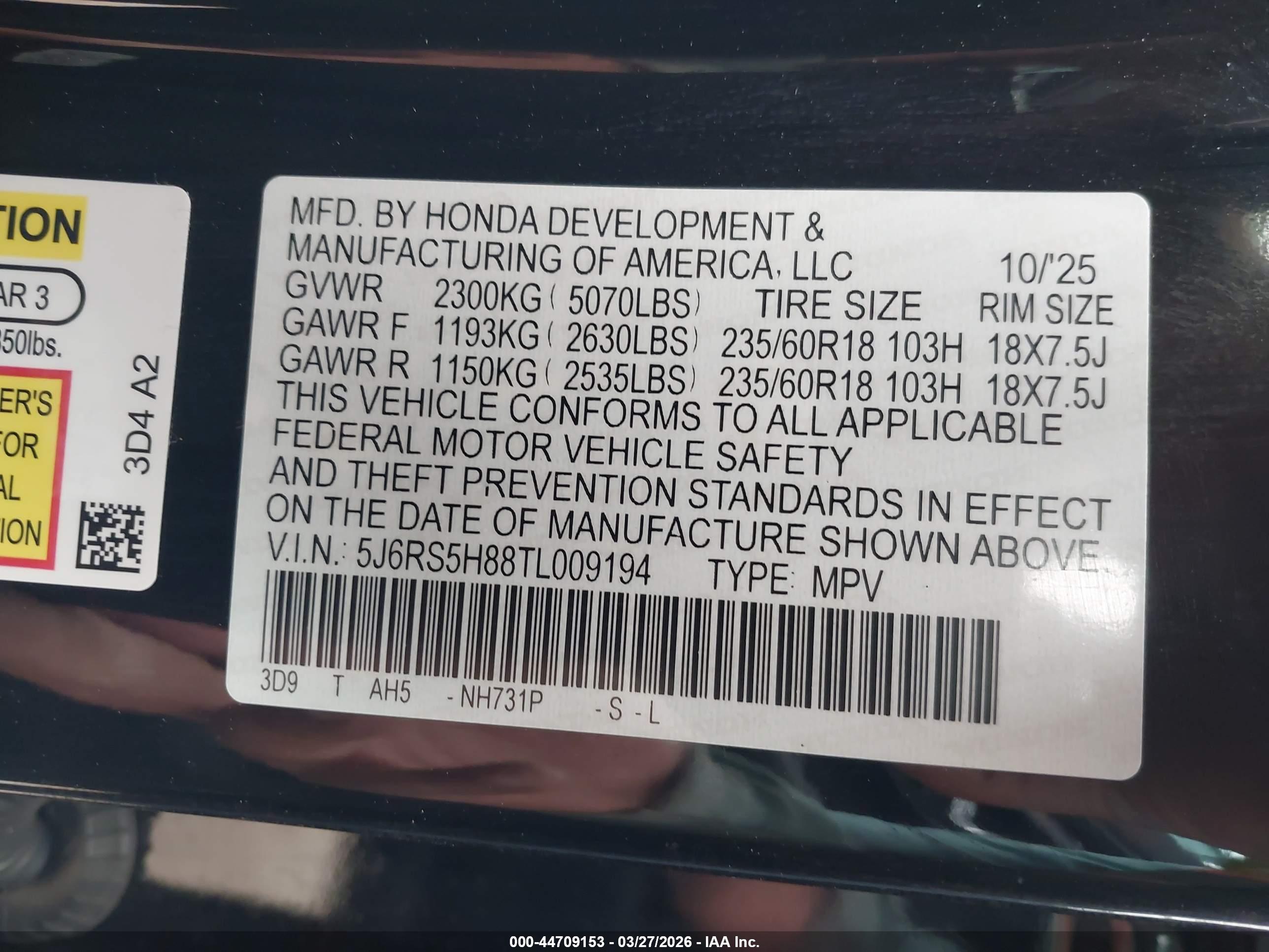 HONDA CR-V image 9