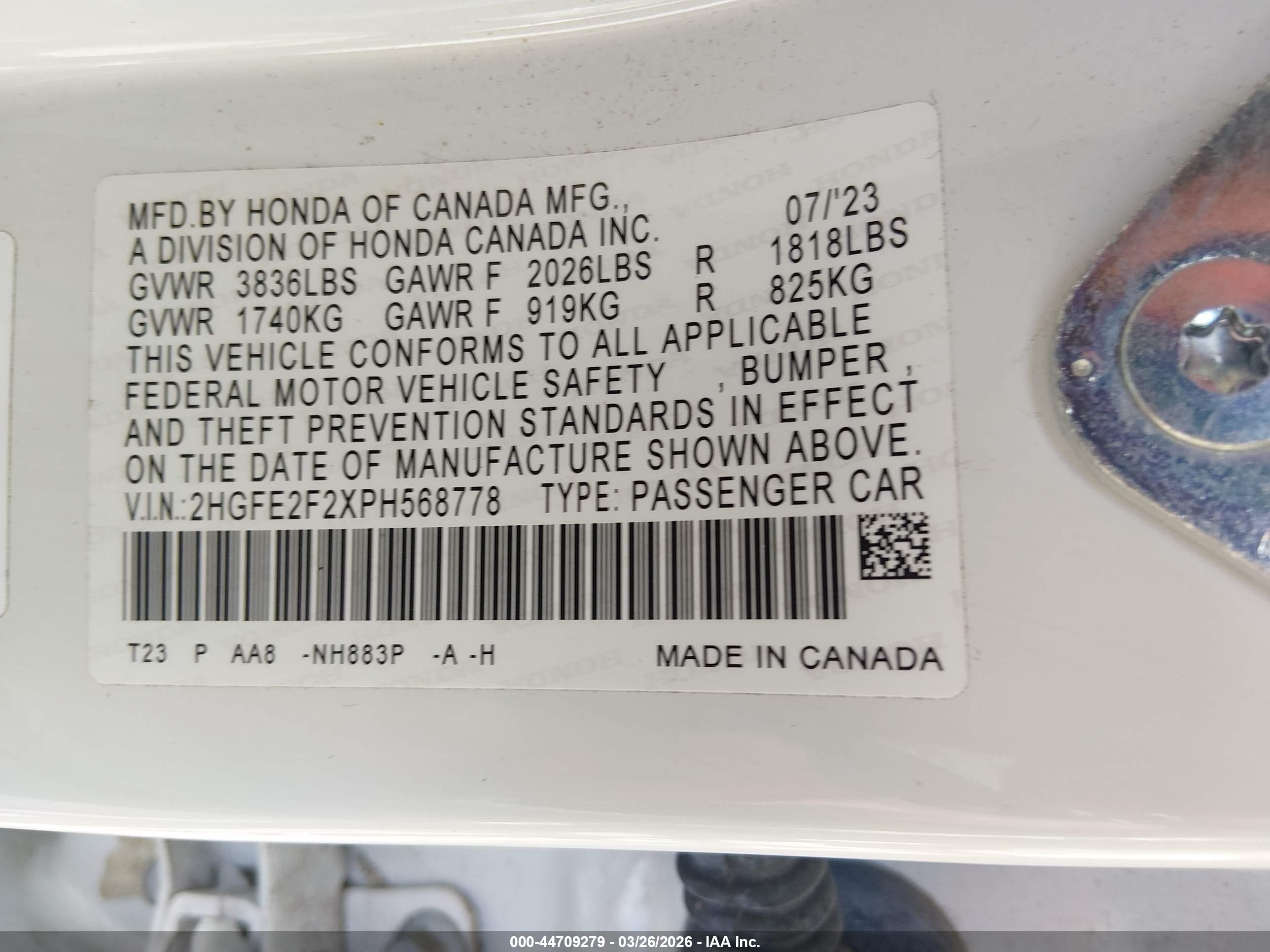 HONDA CIVIC image 9