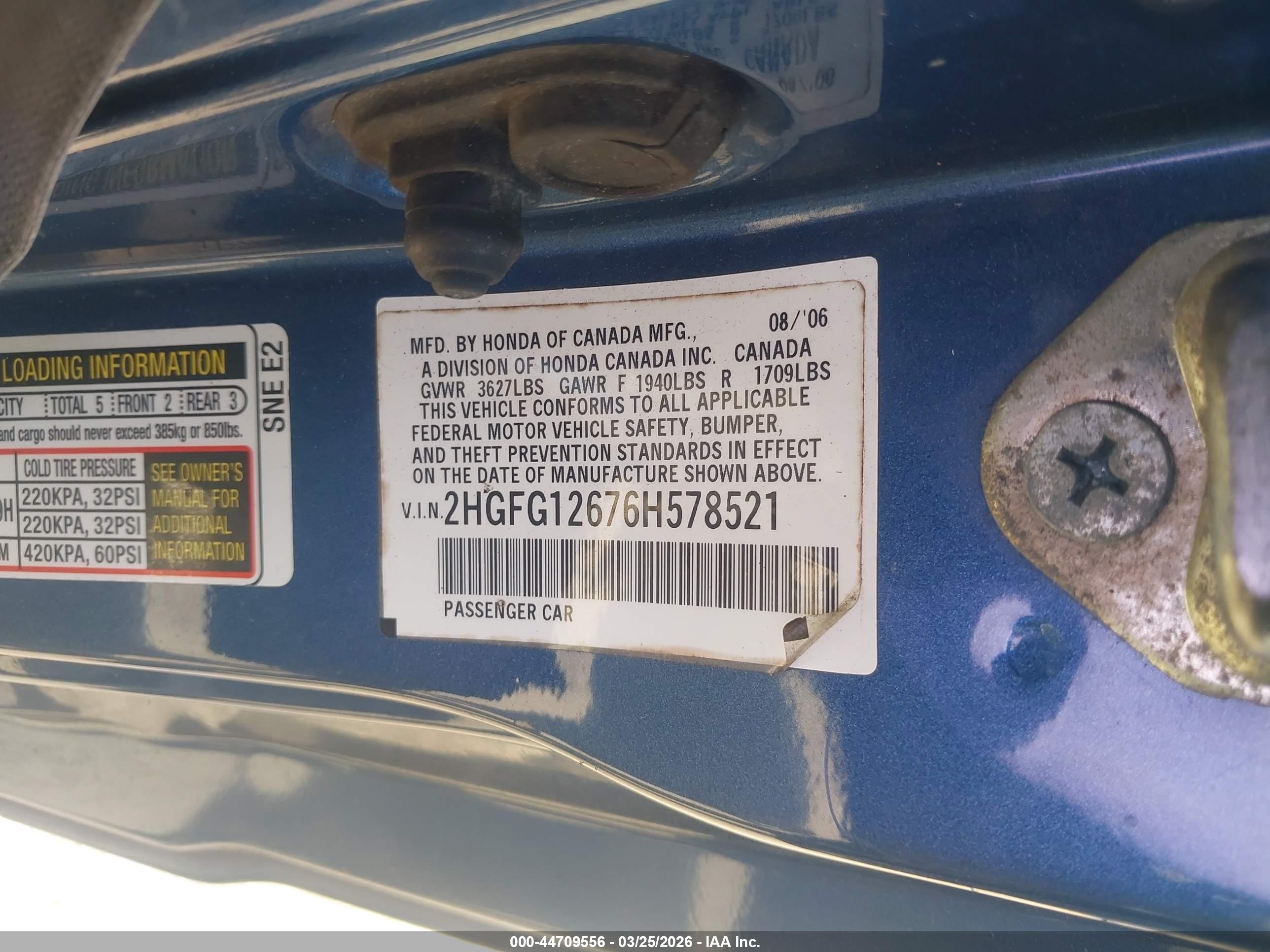 HONDA CIVIC image 9